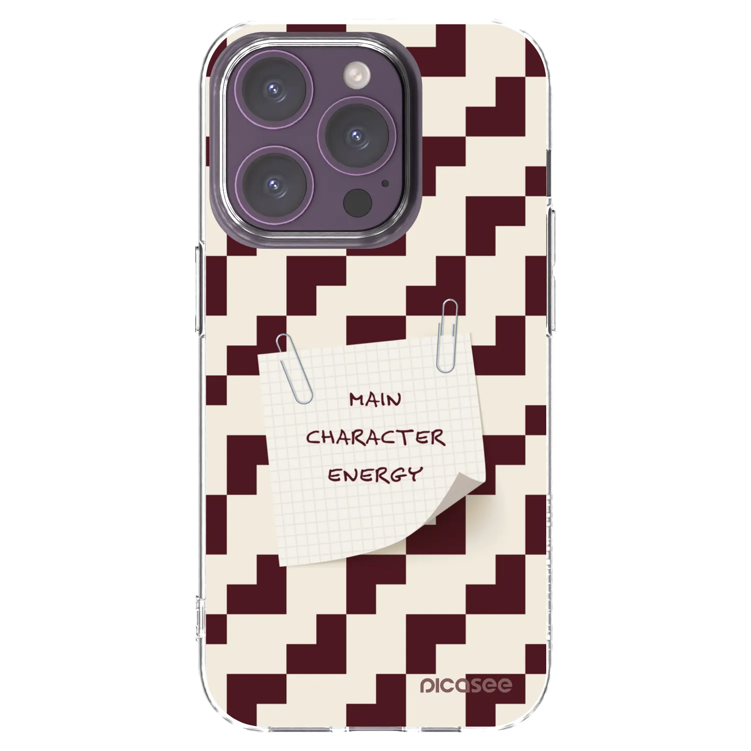 Picasee silikonska prozirna maskica za Apple iPhone 14 Pro - Lead Role