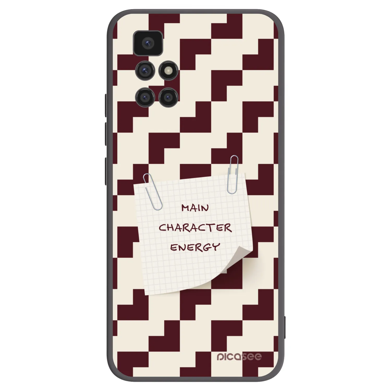 Picasee crna silikonska maskica za Xiaomi Redmi 10 (2022) - Lead Role