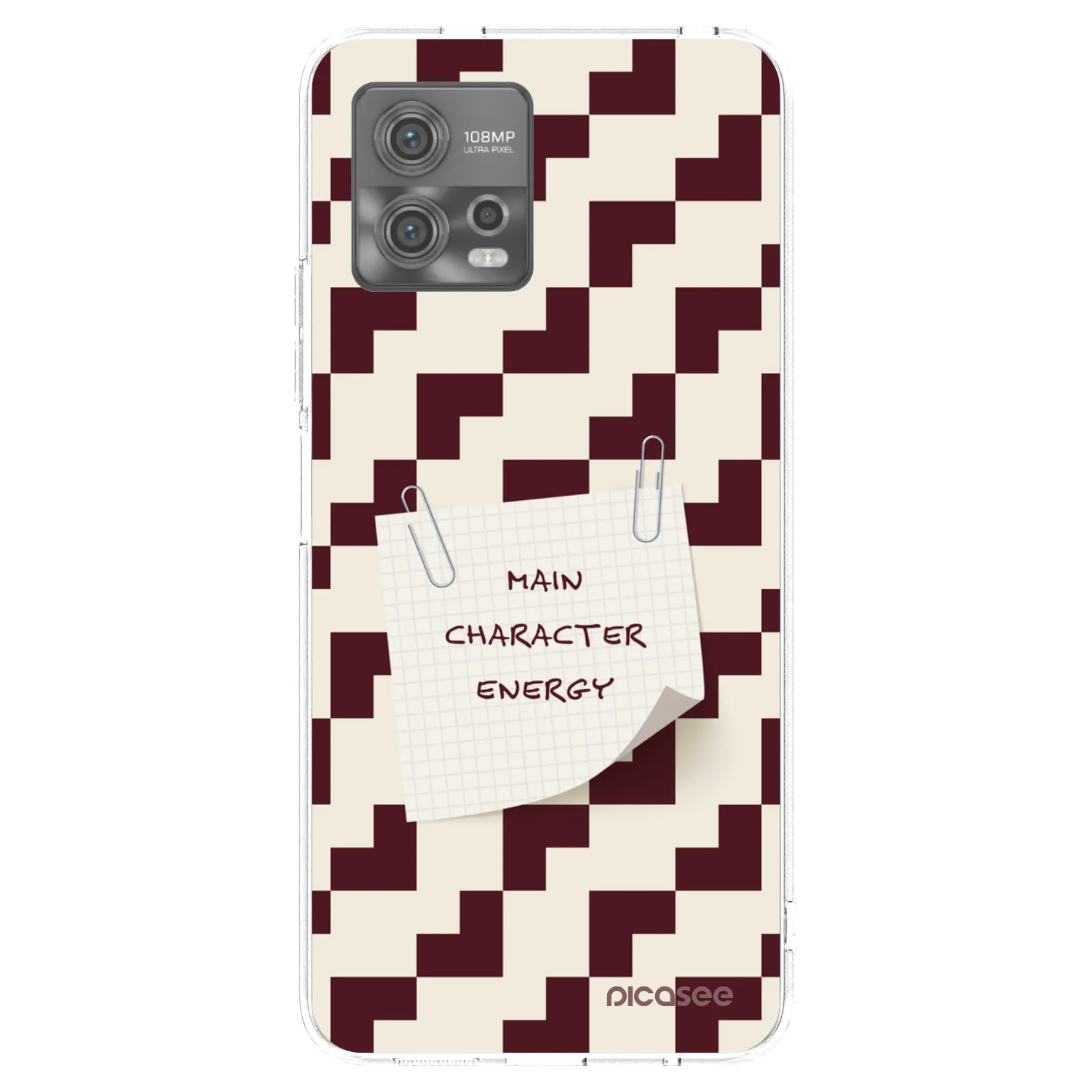 Picasee silikonska prozirna maskica za Motorola Moto G72 - Lead Role