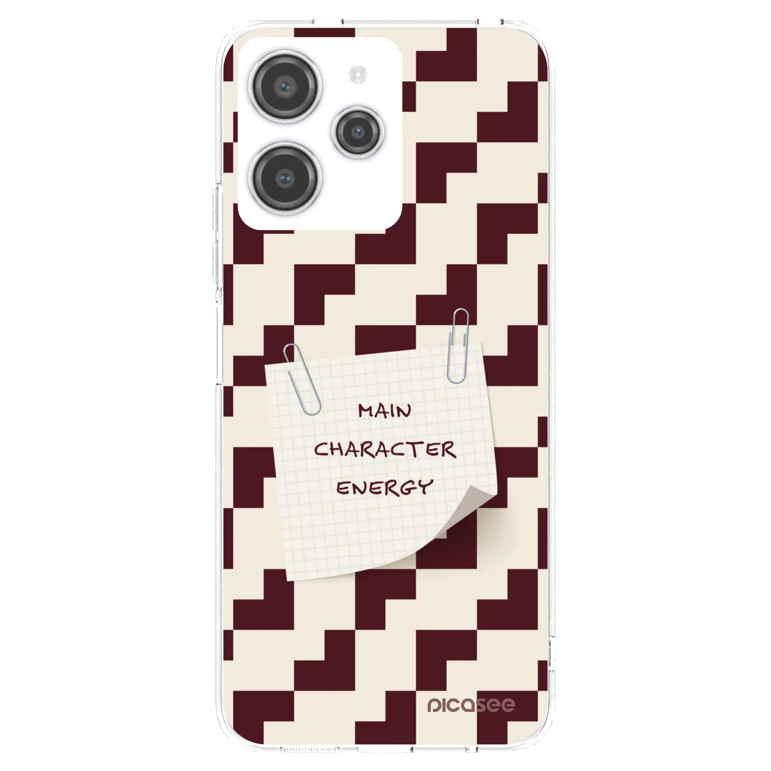 Picasee silikonska prozirna maskica za Xiaomi Redmi 12 4G - Lead Role