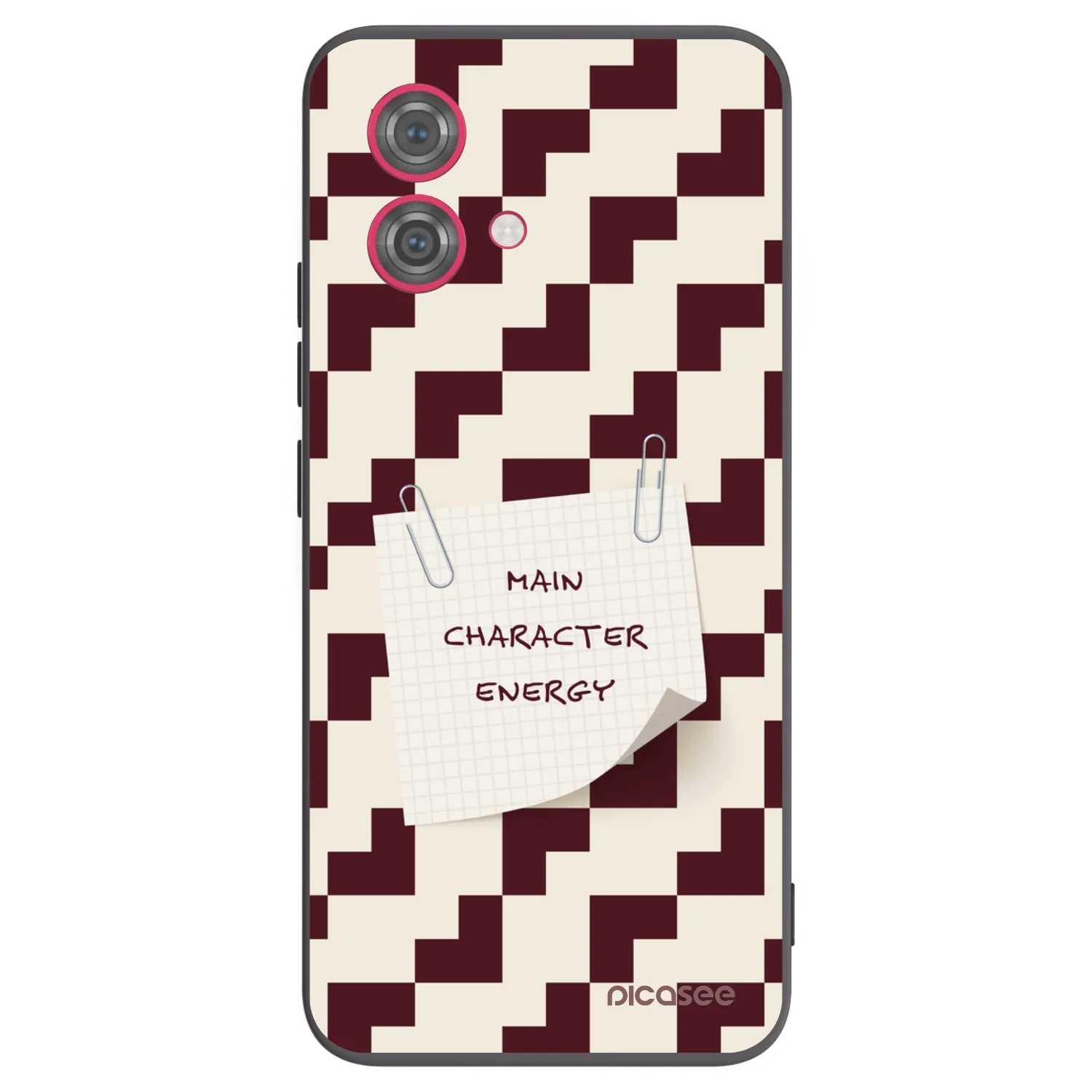 Picasee crna silikonska maskica za Motorola Moto G84 5G - Lead Role