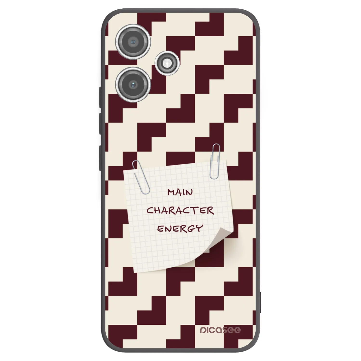 Picasee crna silikonska maskica za Xiaomi Redmi 12 5G - Lead Role