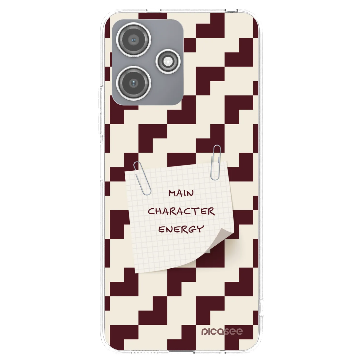 Picasee silikonska prozirna maskica za Xiaomi Redmi 12 5G - Lead Role