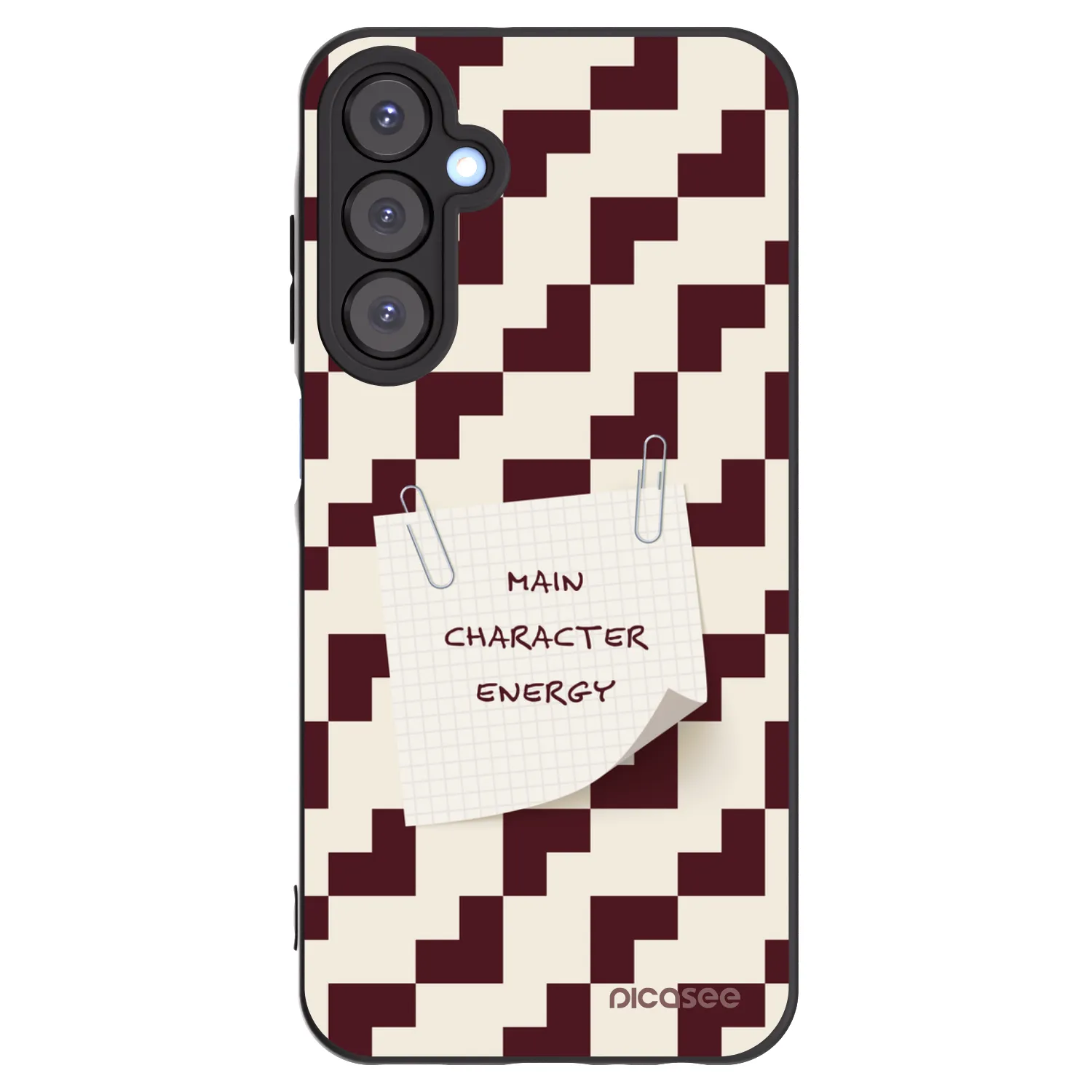 Picasee crna silikonska maskica za Samsung Galaxy A25 A256B 5G - Lead Role