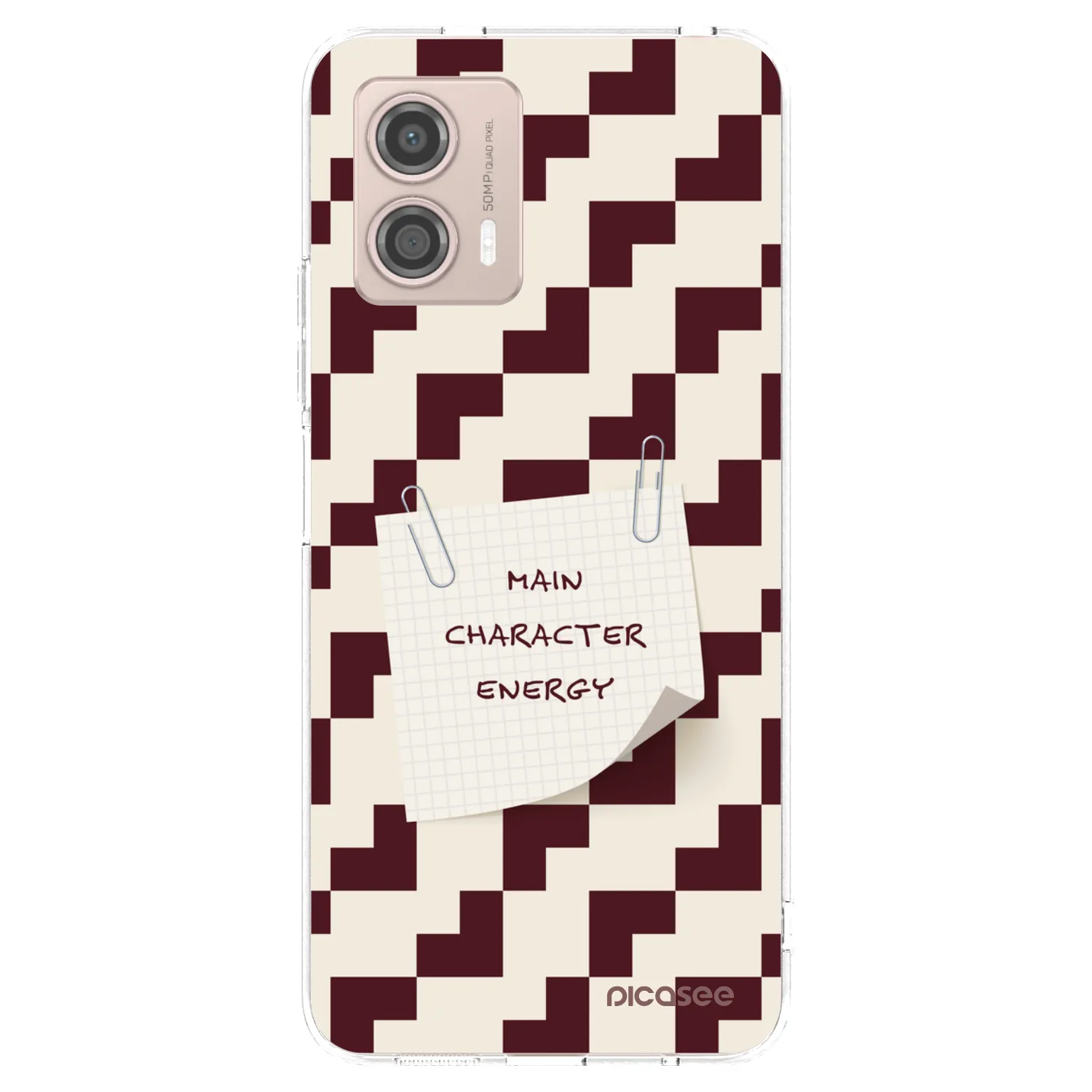 Picasee silikonska prozirna maskica za Motorola Moto G53 5G - Lead Role