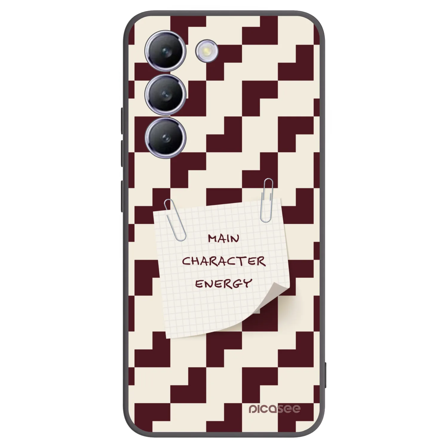 Picasee crna silikonska maskica za Vivo V40 SE 5G - Lead Role