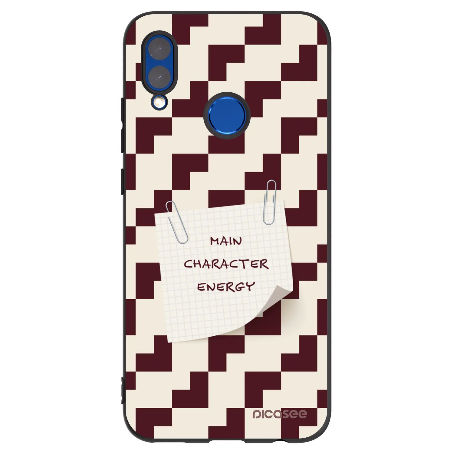 Picasee crna silikonska maskica za Huawei P Smart 2019 - Lead Role