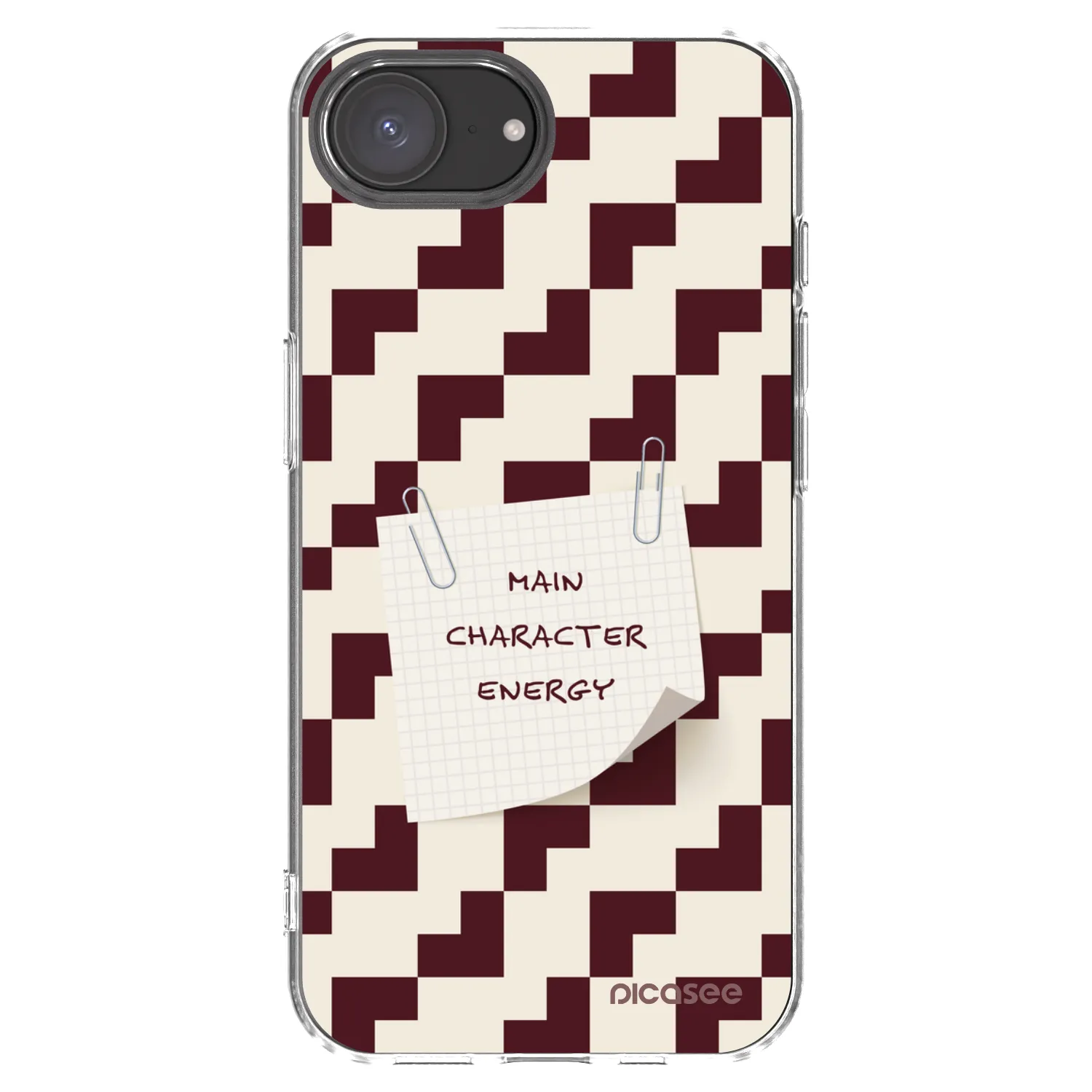 Picasee silikonska prozirna maskica za Apple iPhone 16e - Lead Role