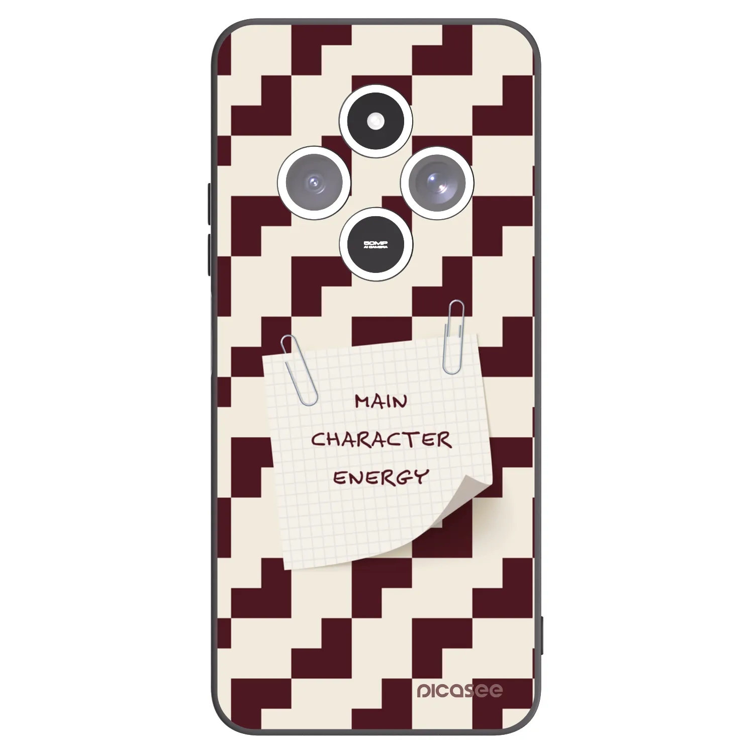 Picasee crna silikonska maskica za Xiaomi Redmi 14C - Lead Role