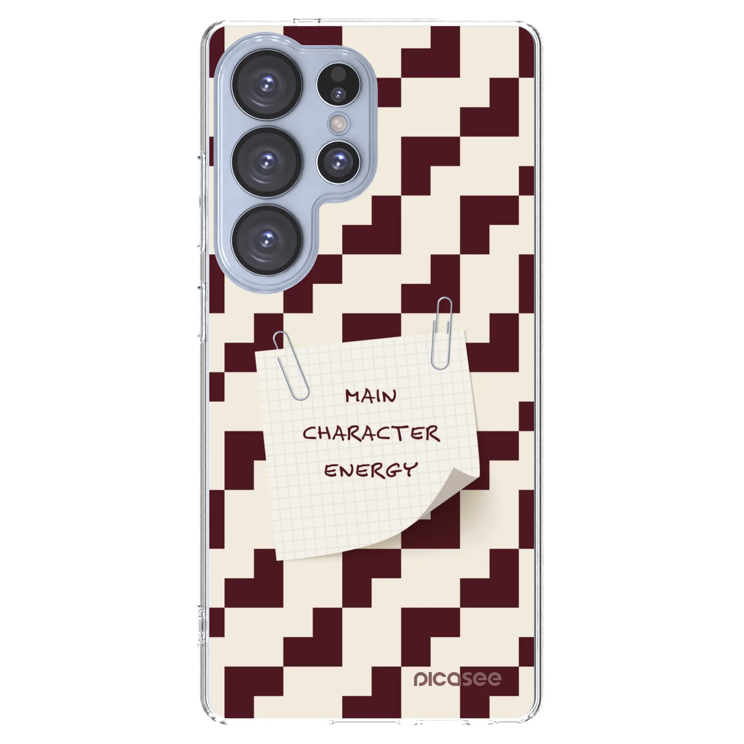 Picasee silikonska prozirna maskica za Samsung Galaxy S25 Ultra 5G - Lead Role