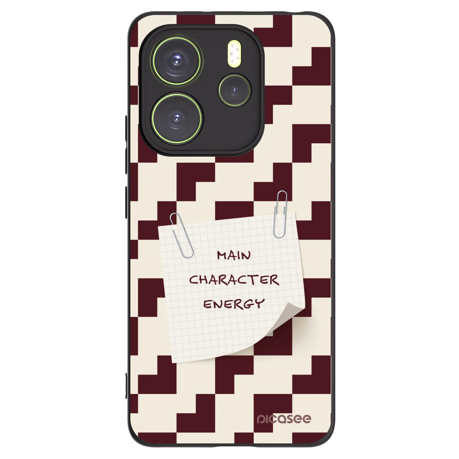 Picasee crna silikonska maskica za Xiaomi Redmi Note 14 4G - Lead Role