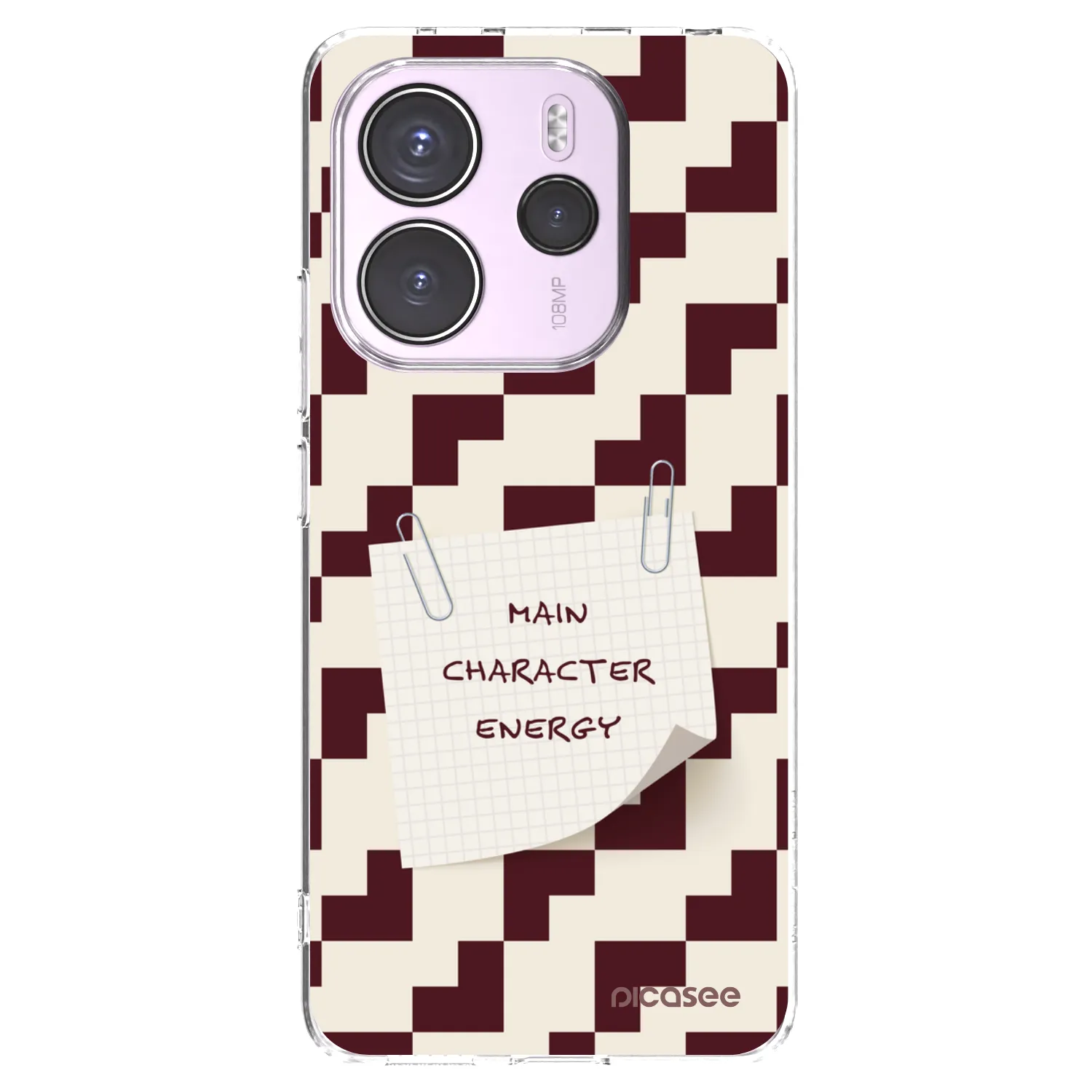 Picasee silikonska prozirna maskica za Xiaomi Redmi Note 14 4G - Lead Role