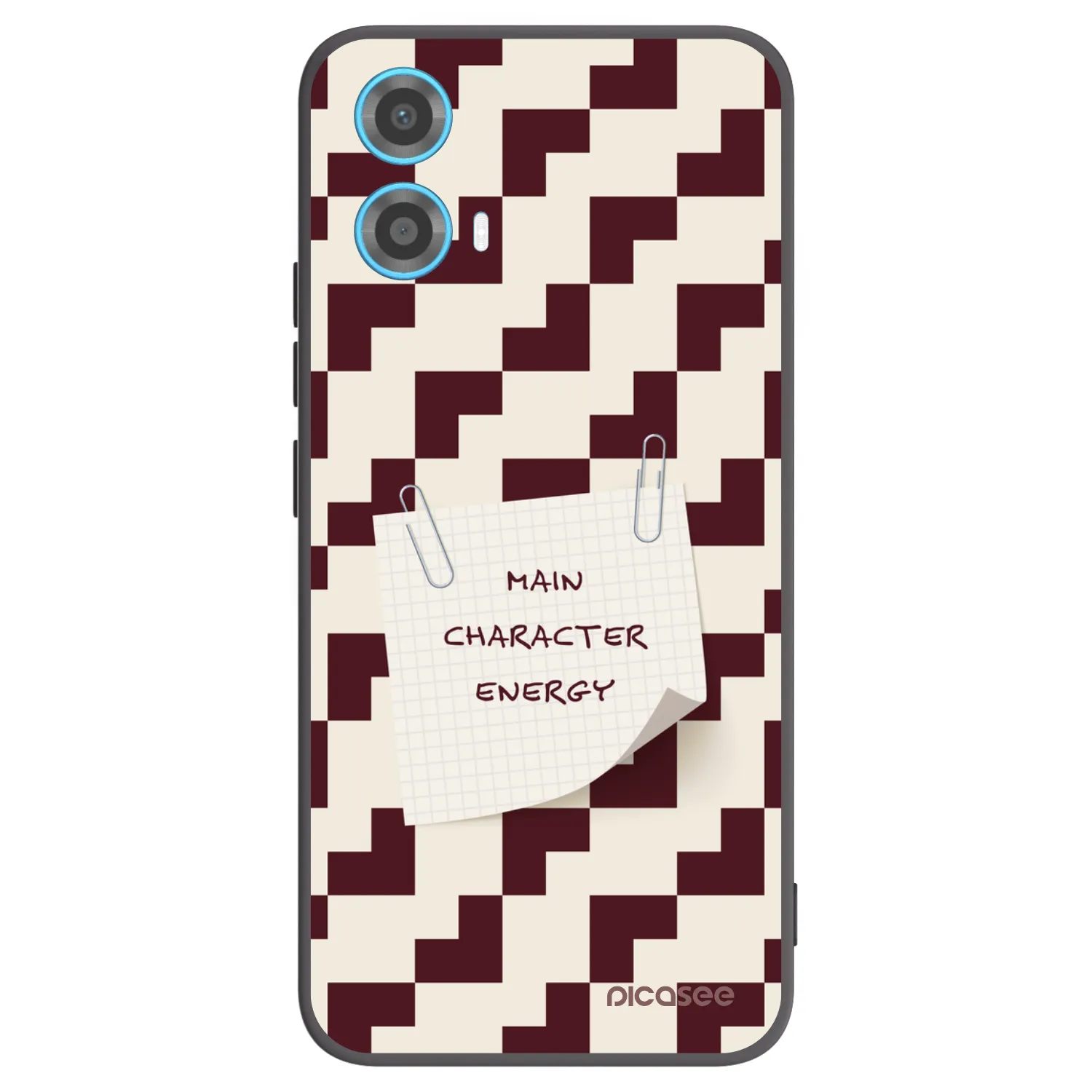 Picasee crna silikonska maskica za Motorola Moto G34 5G - Lead Role