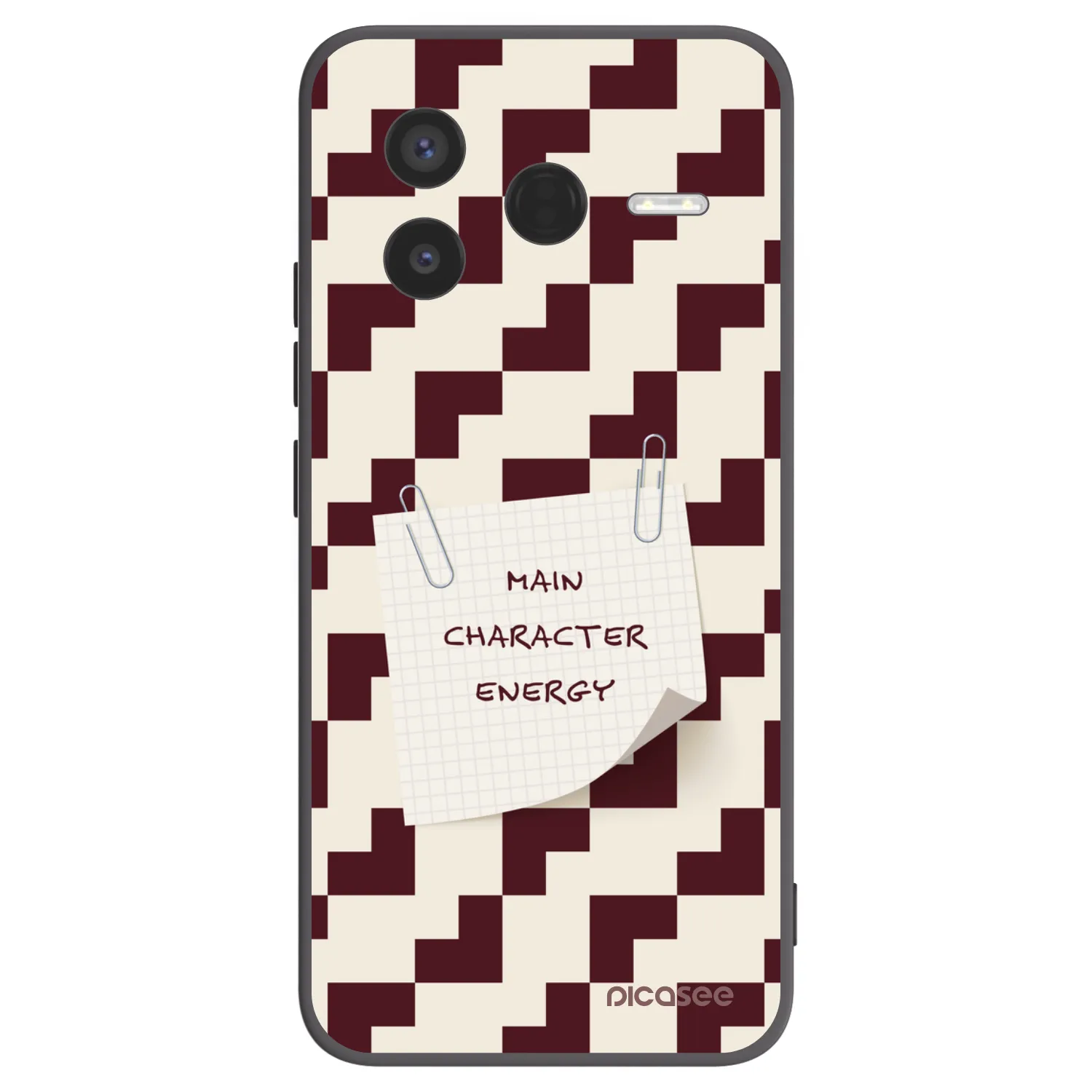 Picasee crna silikonska maskica za Xiaomi Poco F7 Pro 5G - Lead Role
