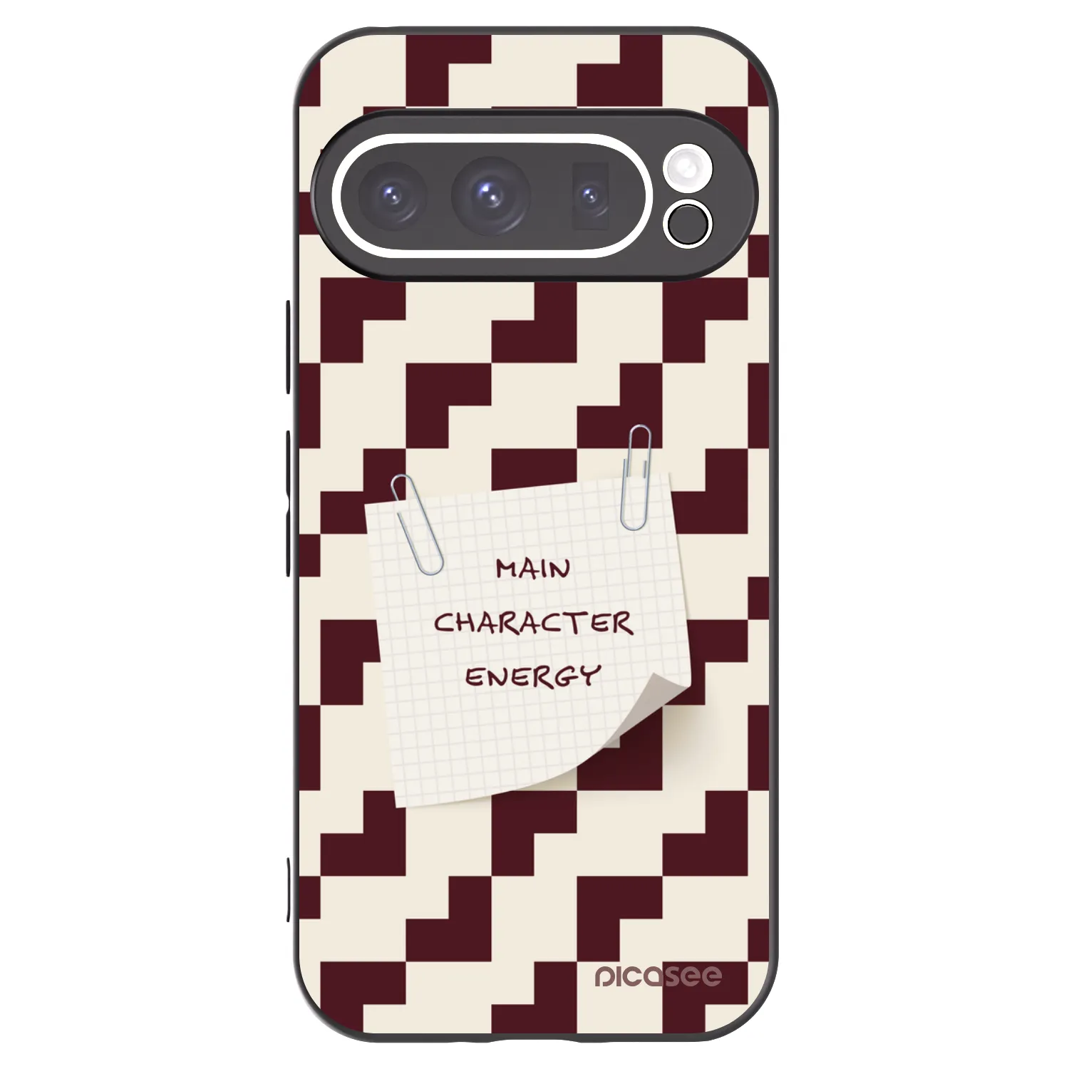 Picasee crna silikonska maskica za Google Pixel 9 Pro XL - Lead Role