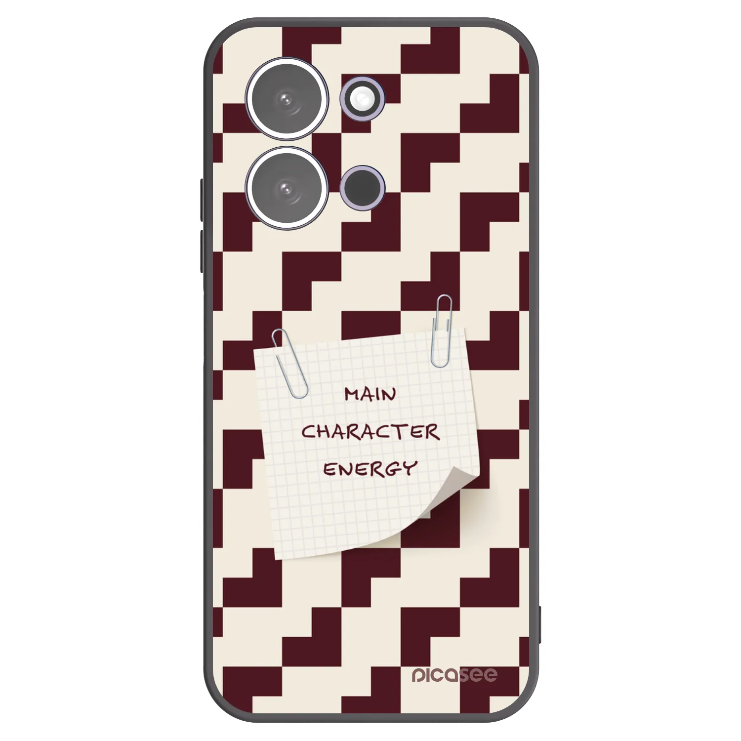 Picasee crna silikonska maskica za Xiaomi Redmi 15C 5G - Lead Role