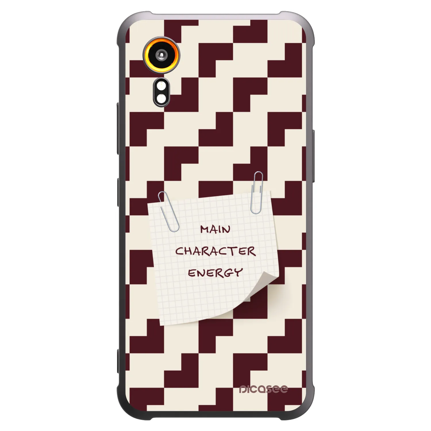 Picasee crna silikonska maskica za Samsung Galaxy XCover 7 - Lead Role