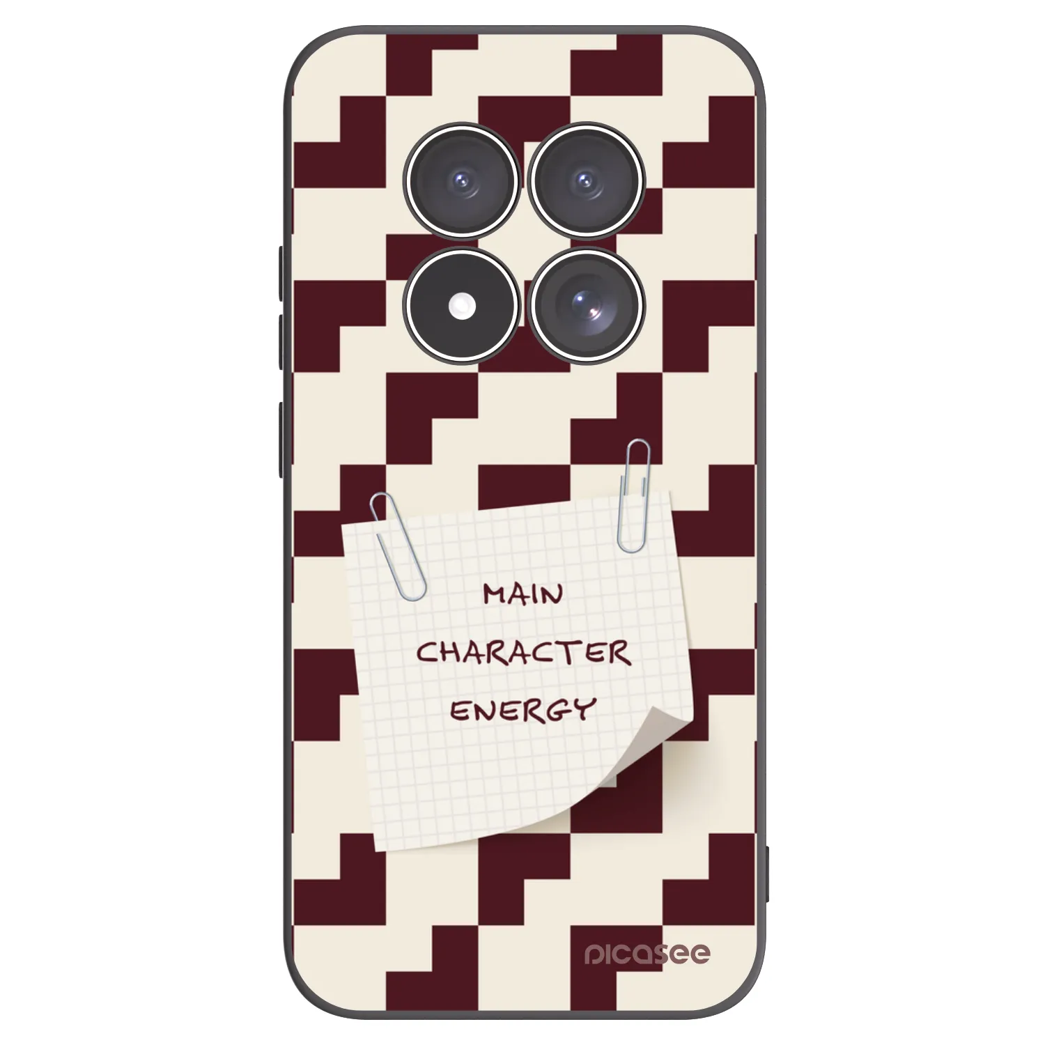 Picasee crna silikonska maskica za Xiaomi Redmi Note 15 Pro 5G - Lead Role