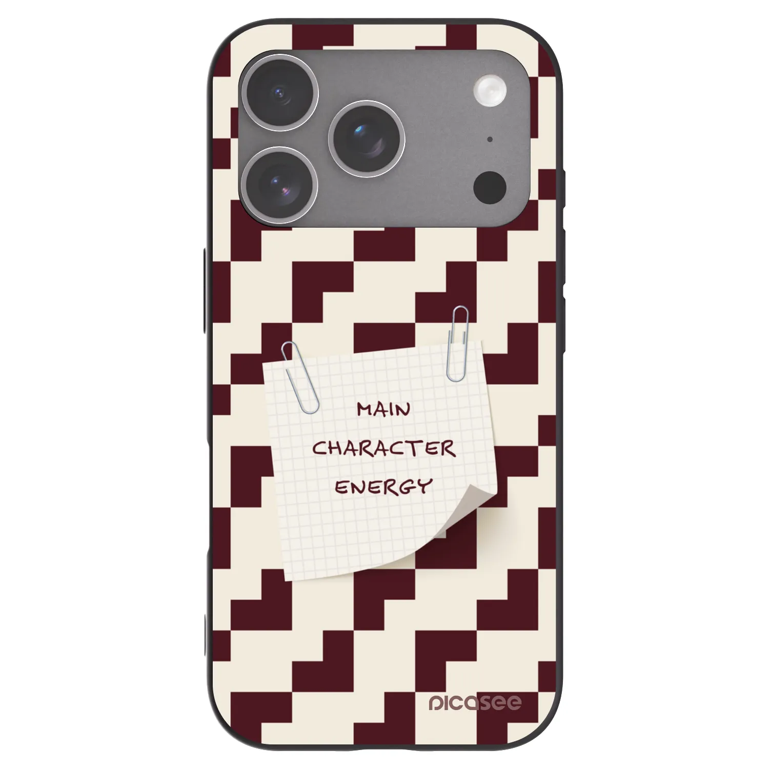 Picasee crna silikonska maskica za Apple iPhone 18 Pro - Lead Role