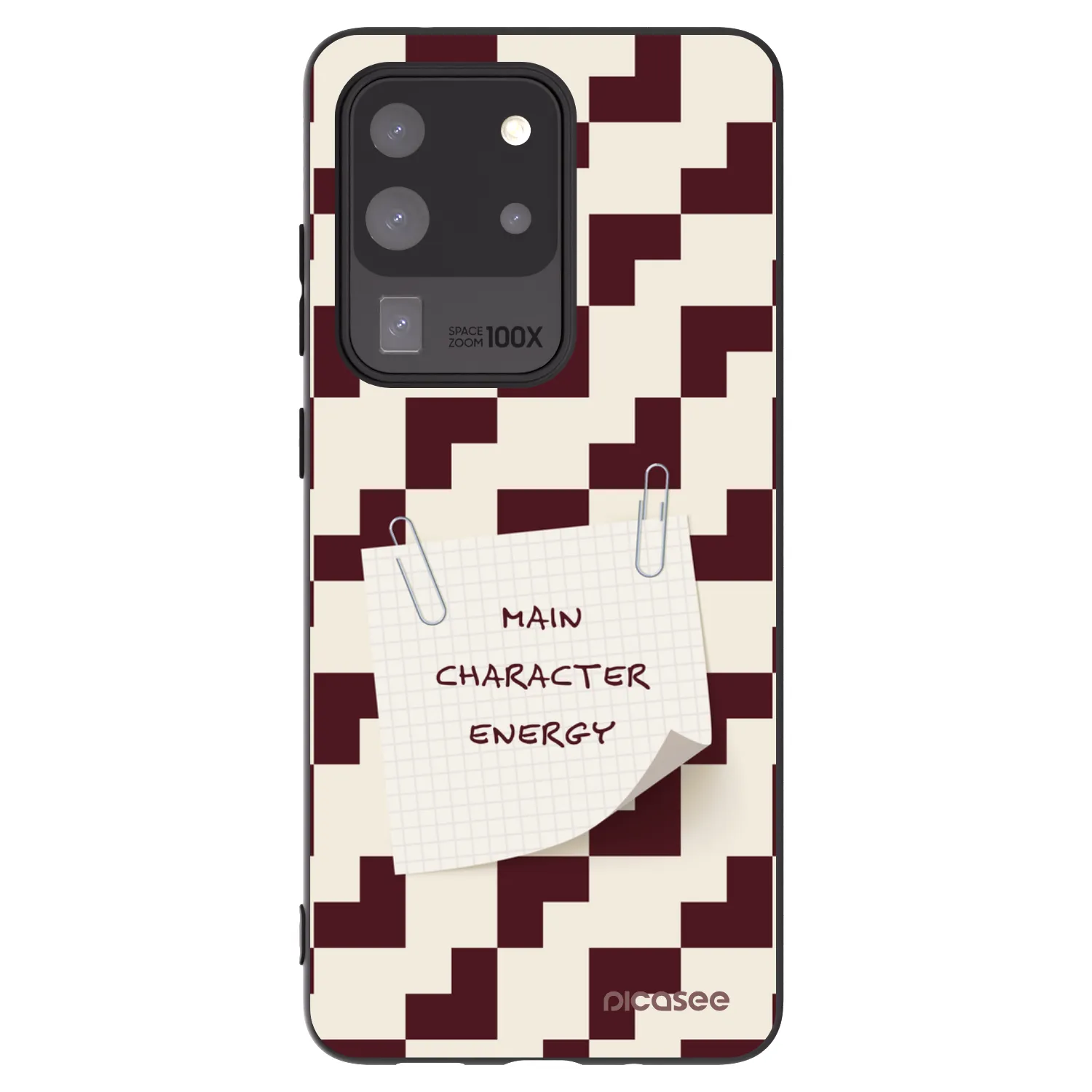 Picasee crna silikonska maskica za Samsung Galaxy S20 Ultra 5G G988F - Lead Role