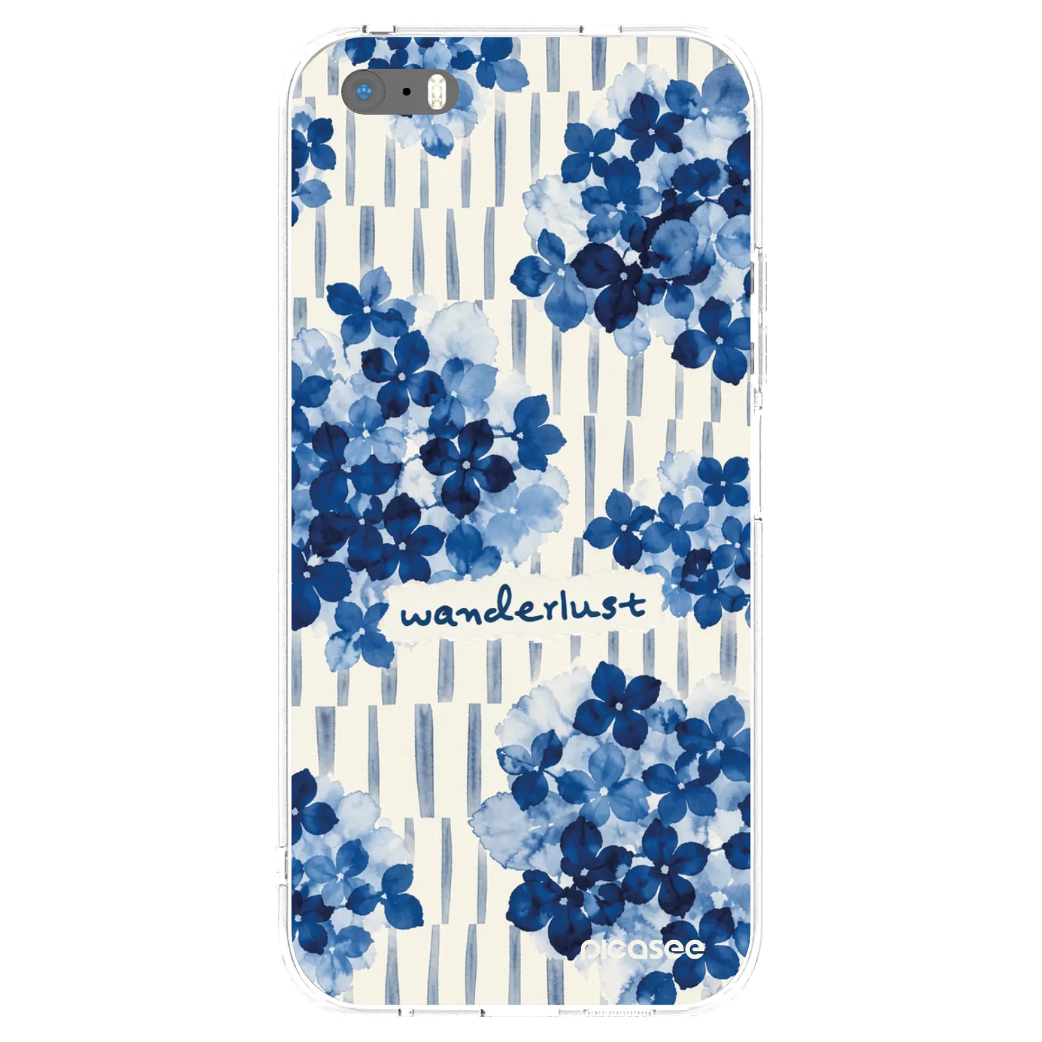 Picasee silikonska prozirna maskica za Apple iPhone 5/5S/SE - Azorea