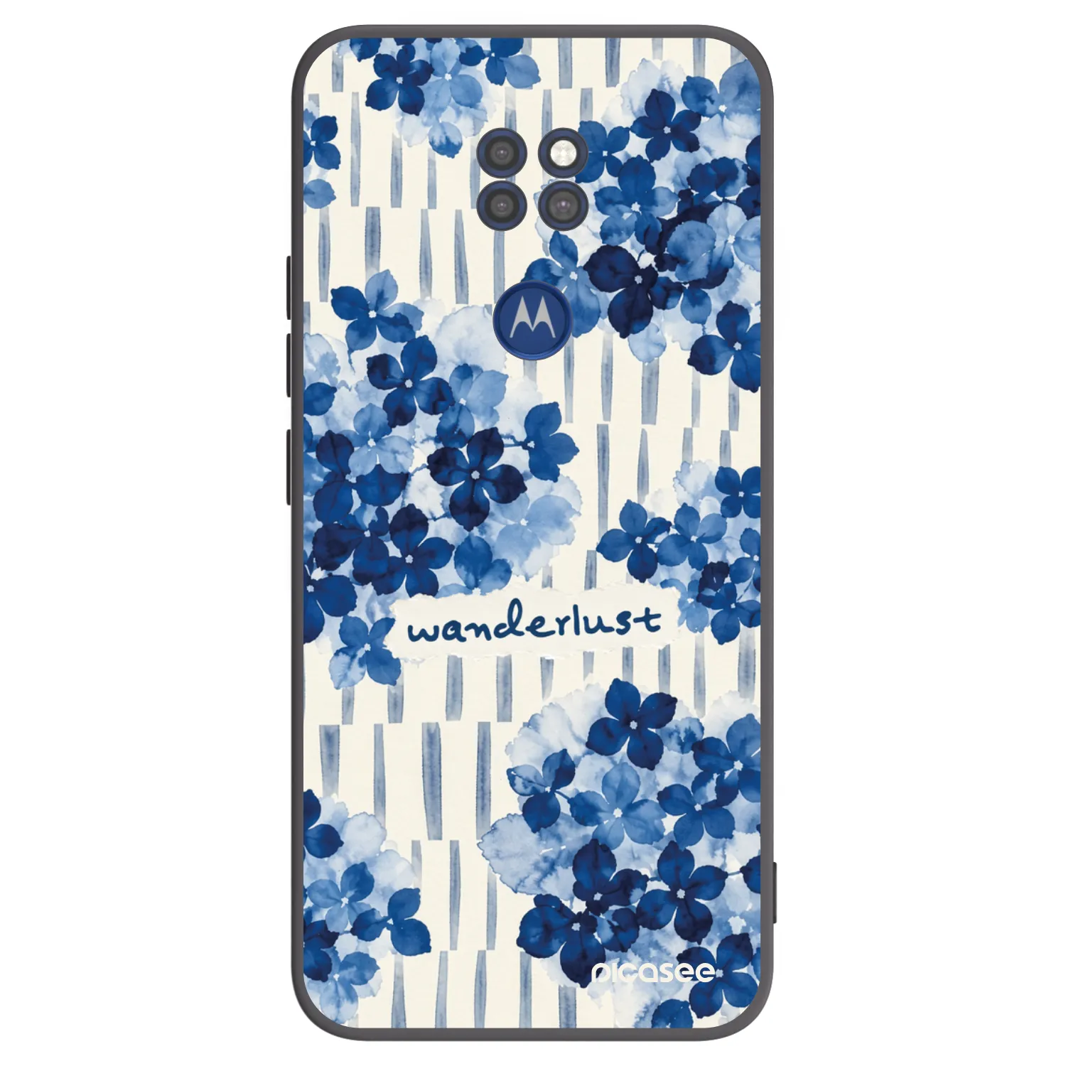 Picasee crna silikonska maskica za Motorola Moto G9 Play - Azorea