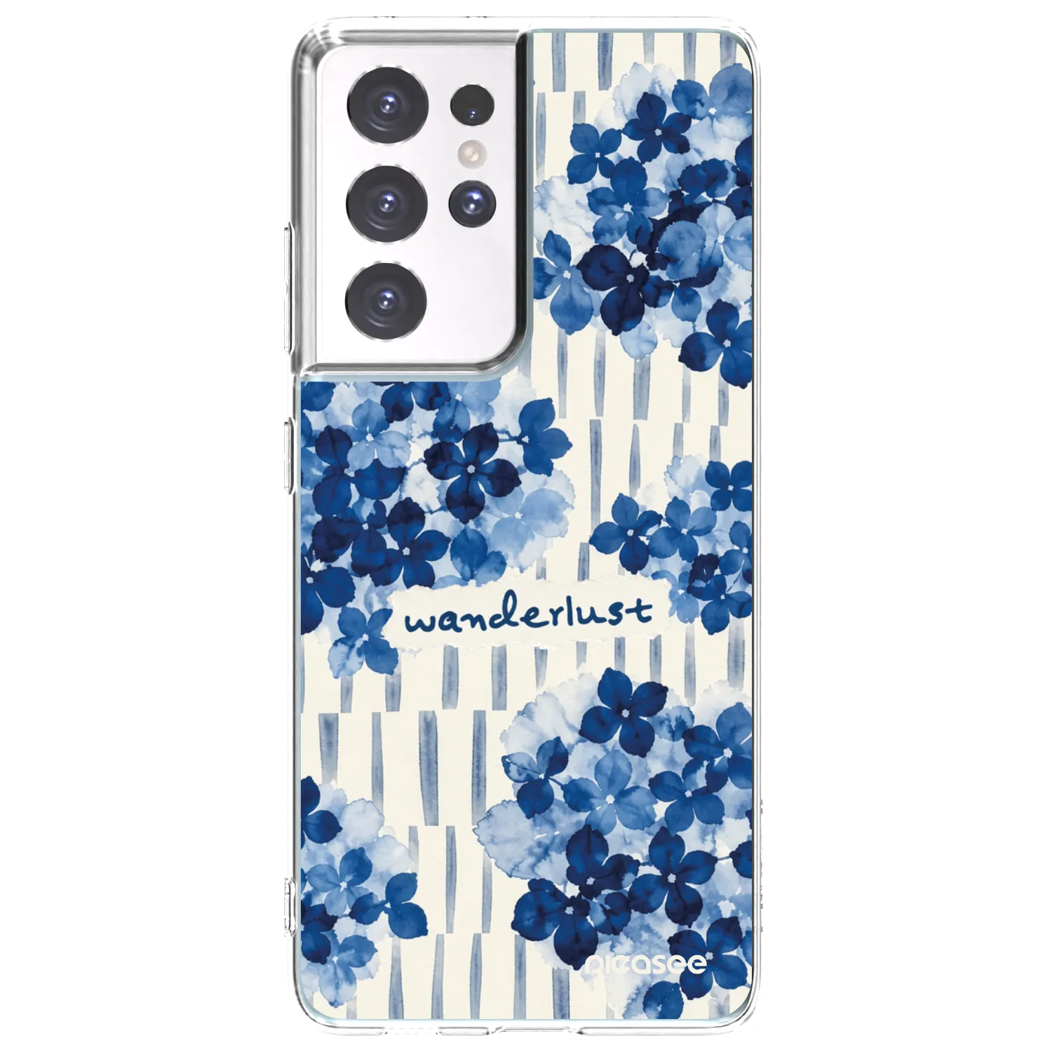 Picasee silikonska prozirna maskica za Samsung Galaxy S21 Ultra 5G G998B - Azorea