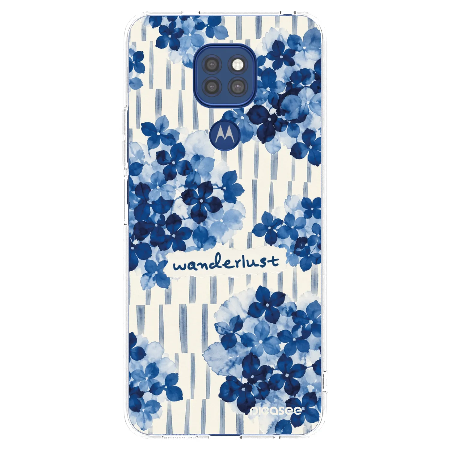 Picasee silikonska prozirna maskica za Motorola Moto G9 Play - Azorea