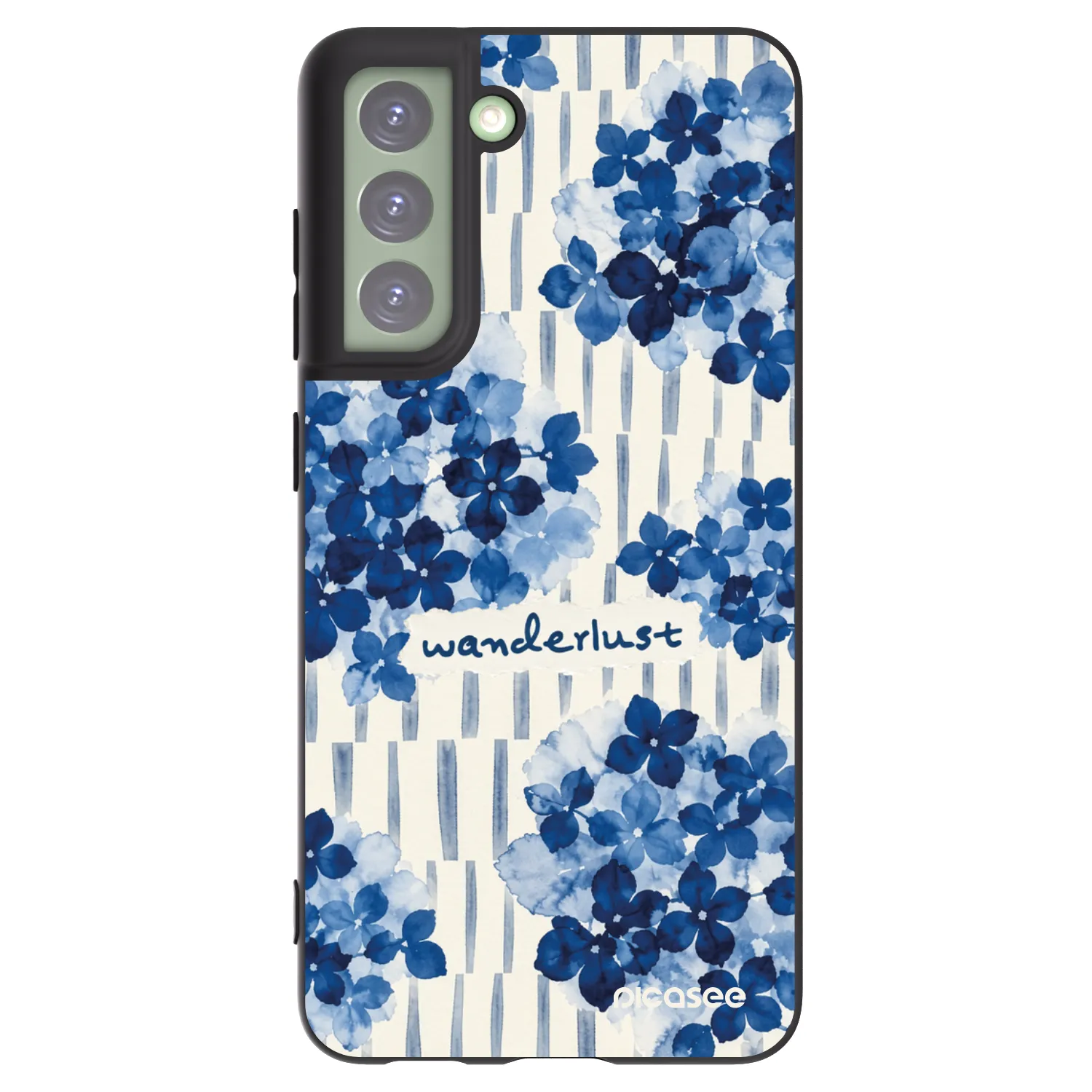 Picasee crna silikonska maskica za Samsung Galaxy S21 FE 5G - Azorea