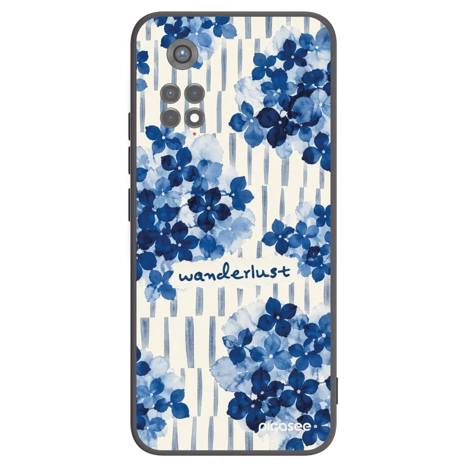 Picasee crna silikonska maskica za Xiaomi Redmi Note 11S 5G - Azorea