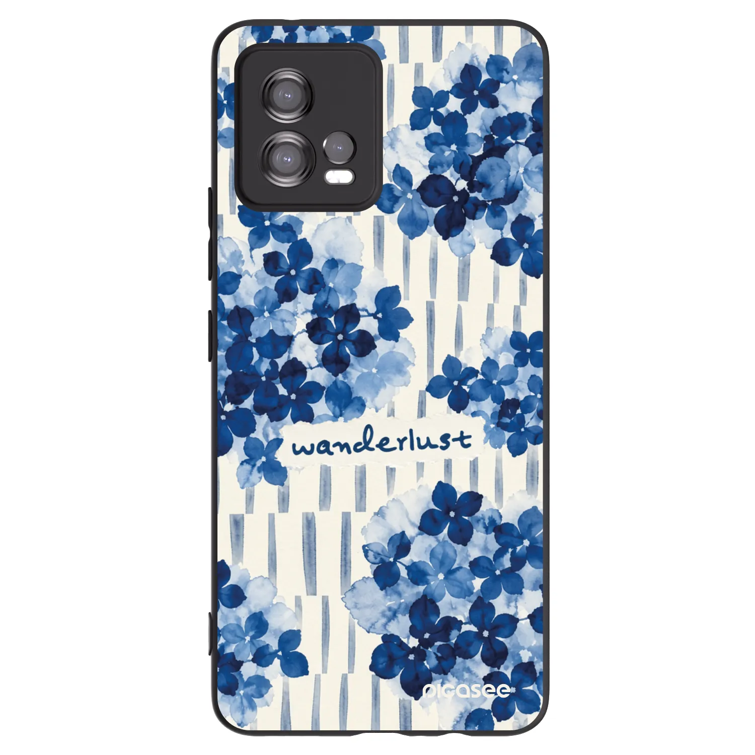 Picasee crna silikonska maskica za Motorola Moto G72 - Azorea