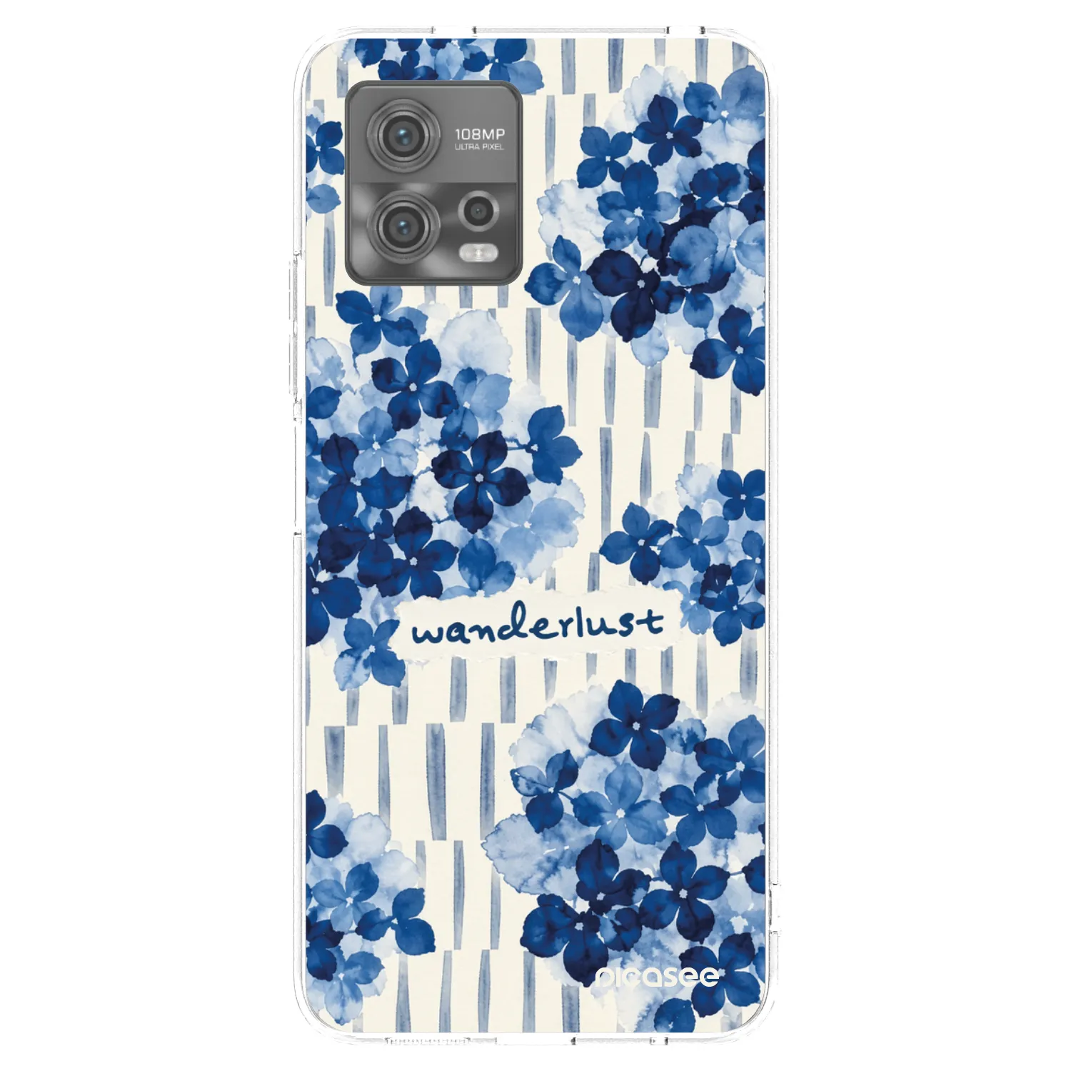 Picasee silikonska prozirna maskica za Motorola Moto G72 - Azorea