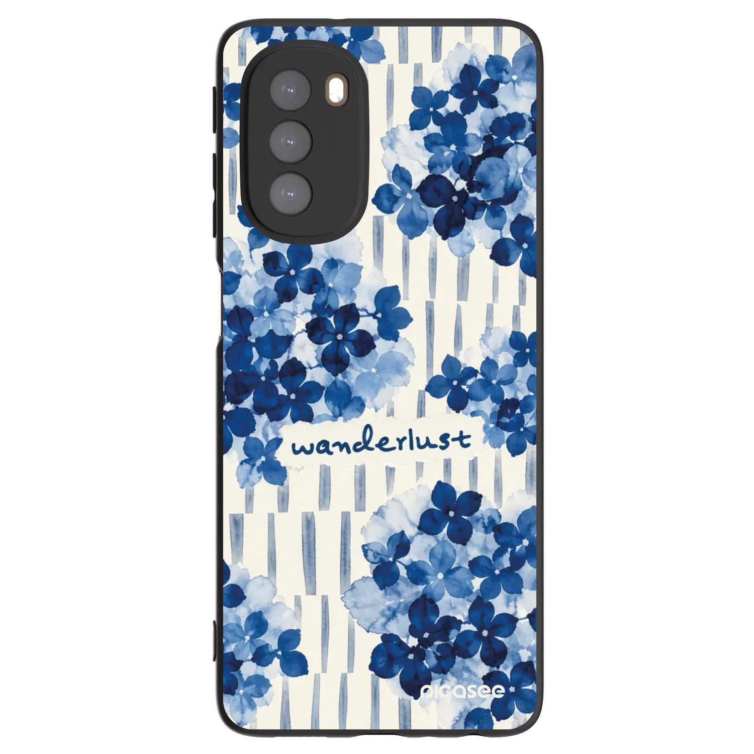 Picasee crna silikonska maskica za Motorola Moto G51 - Azorea