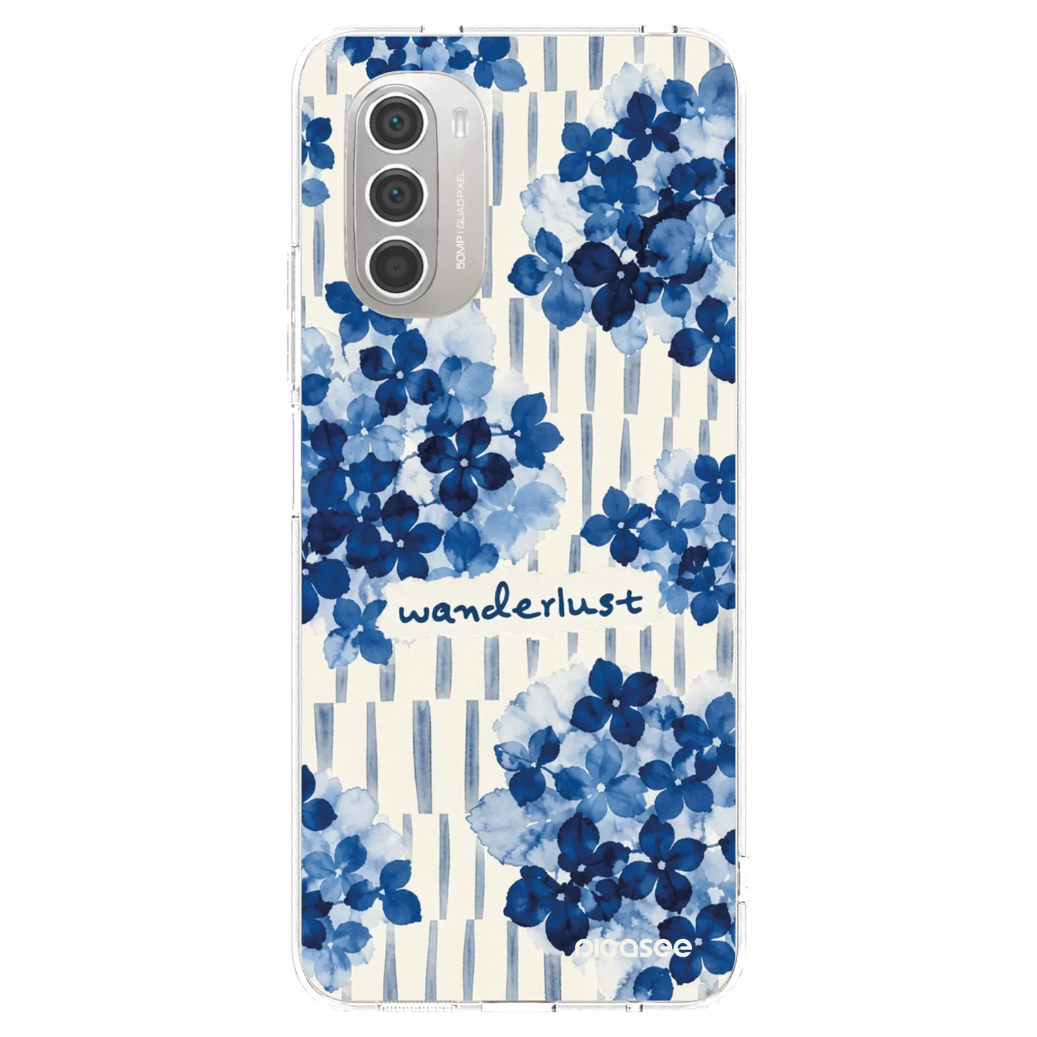 Picasee silikonska prozirna maskica za Motorola Moto G51 - Azorea