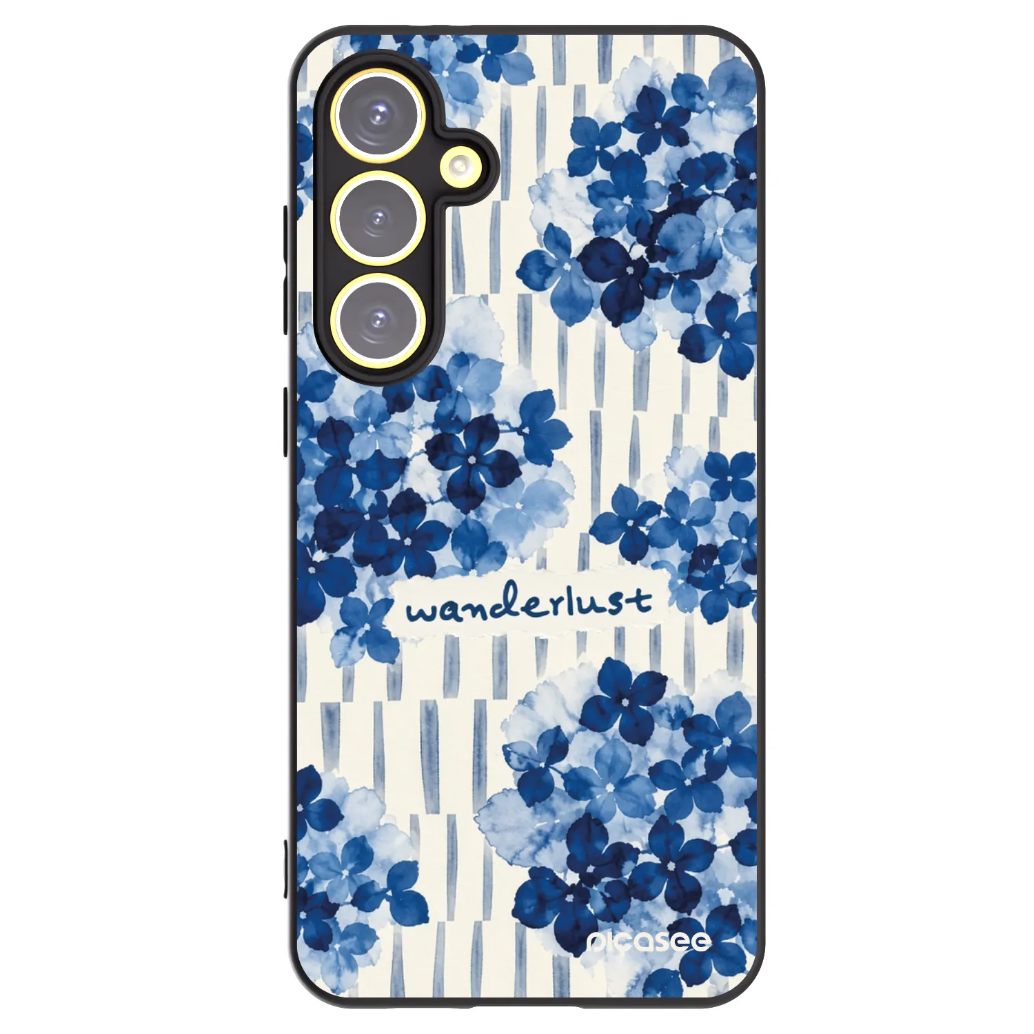 Picasee crna silikonska maskica za Samsung Galaxy S24 FE S721B - Azorea