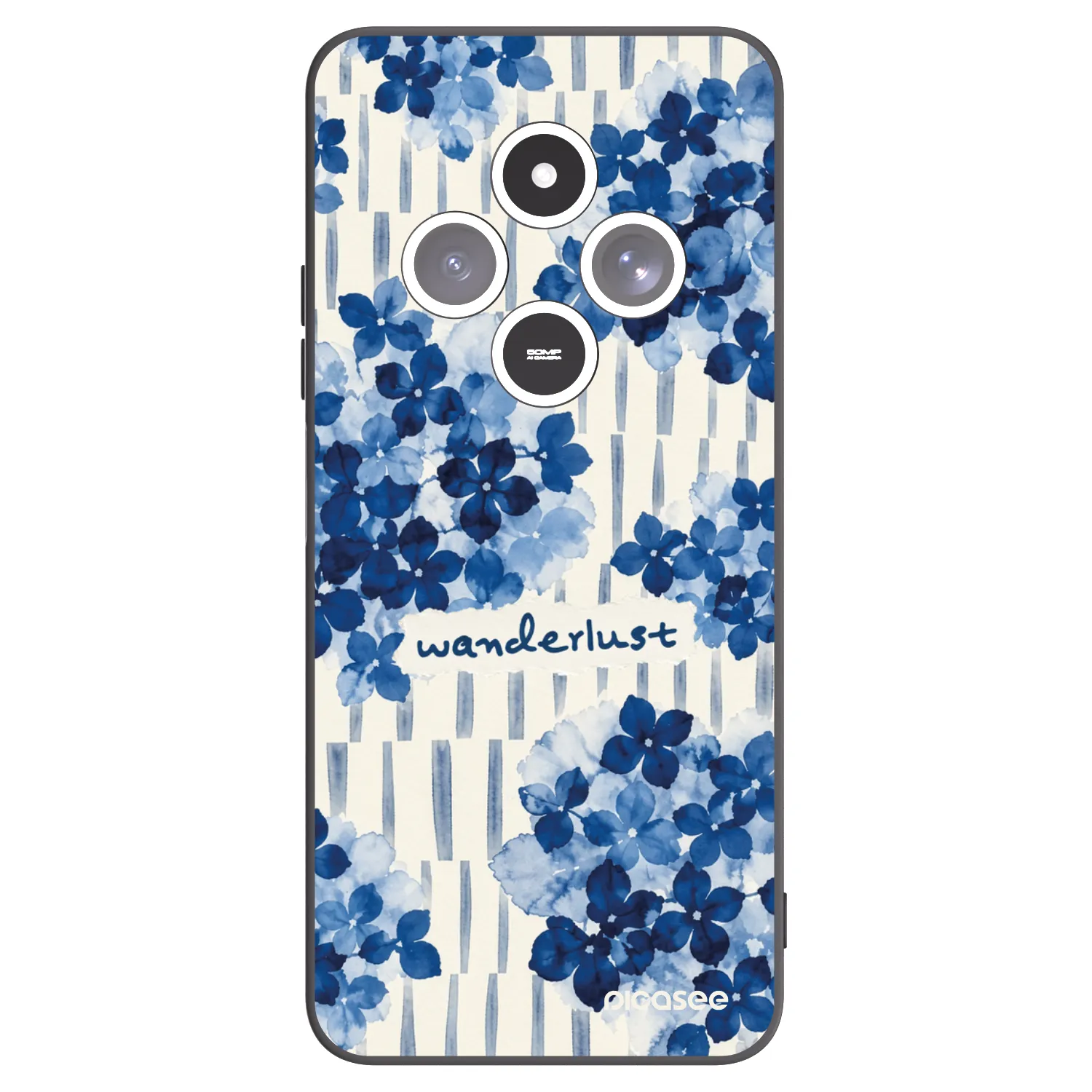 Picasee crna silikonska maskica za Xiaomi Redmi 14C - Azorea