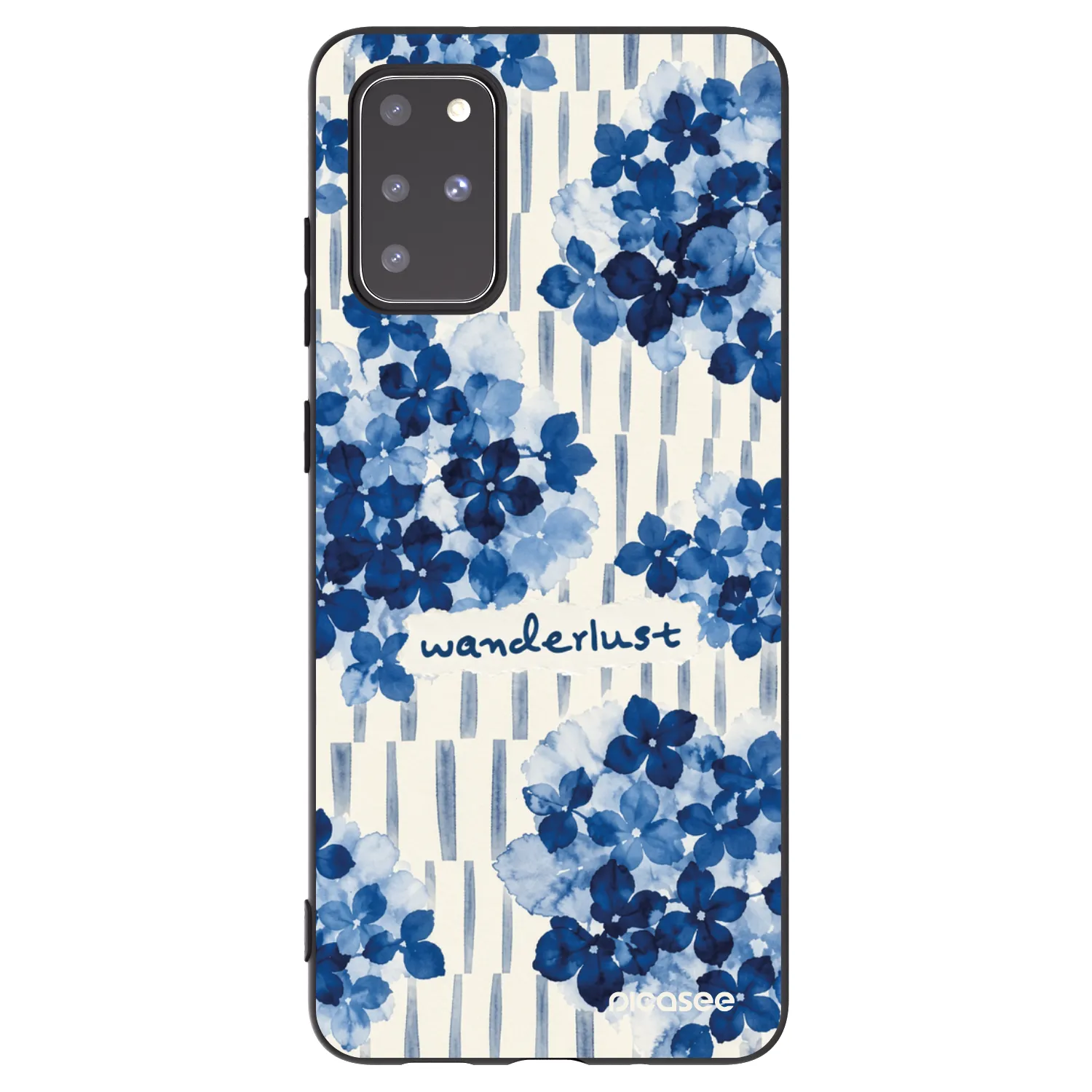 Picasee crna silikonska maskica za Samsung Galaxy S20+ G985F - Azorea