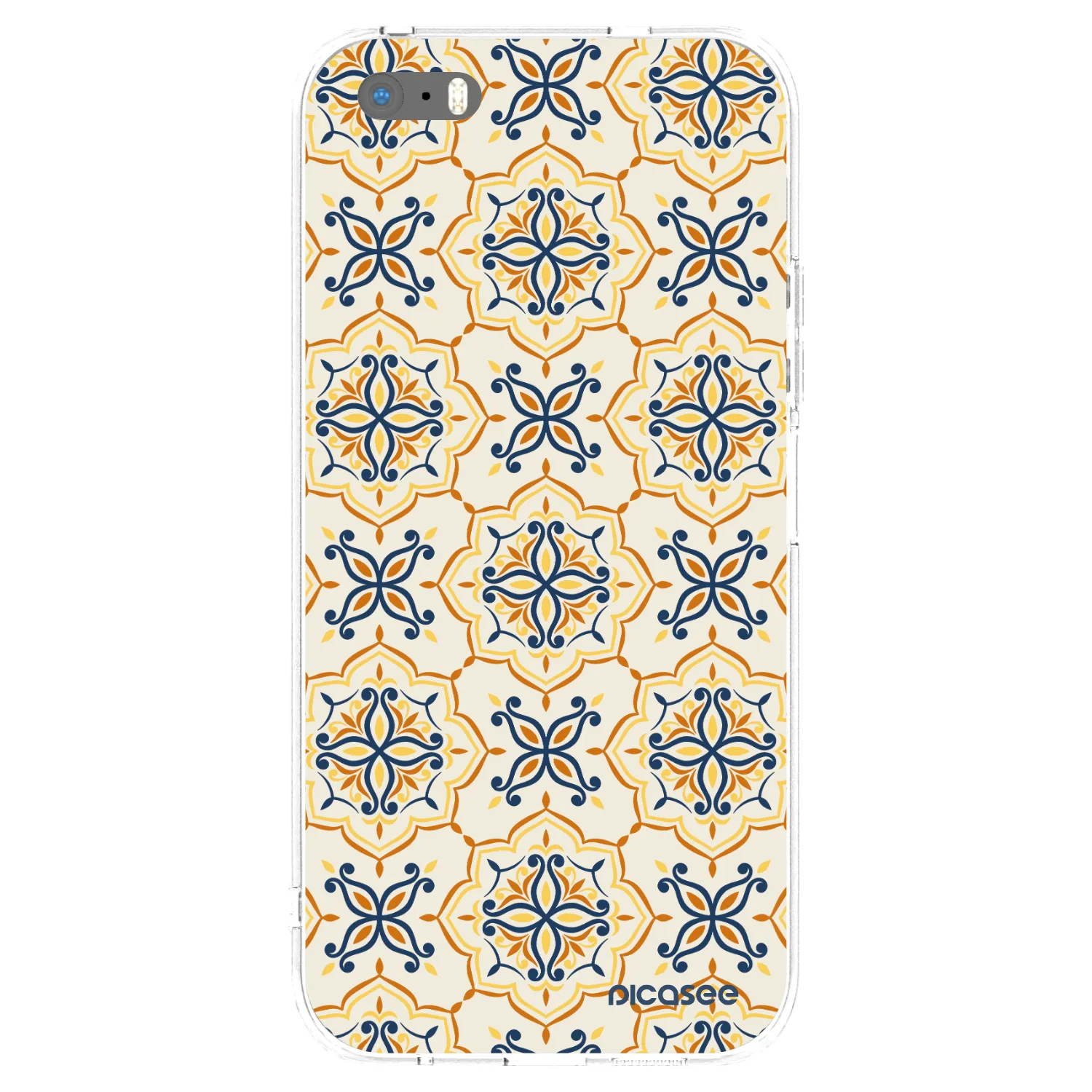 Picasee silikonska prozirna maskica za Apple iPhone 5/5S/SE - Majolica