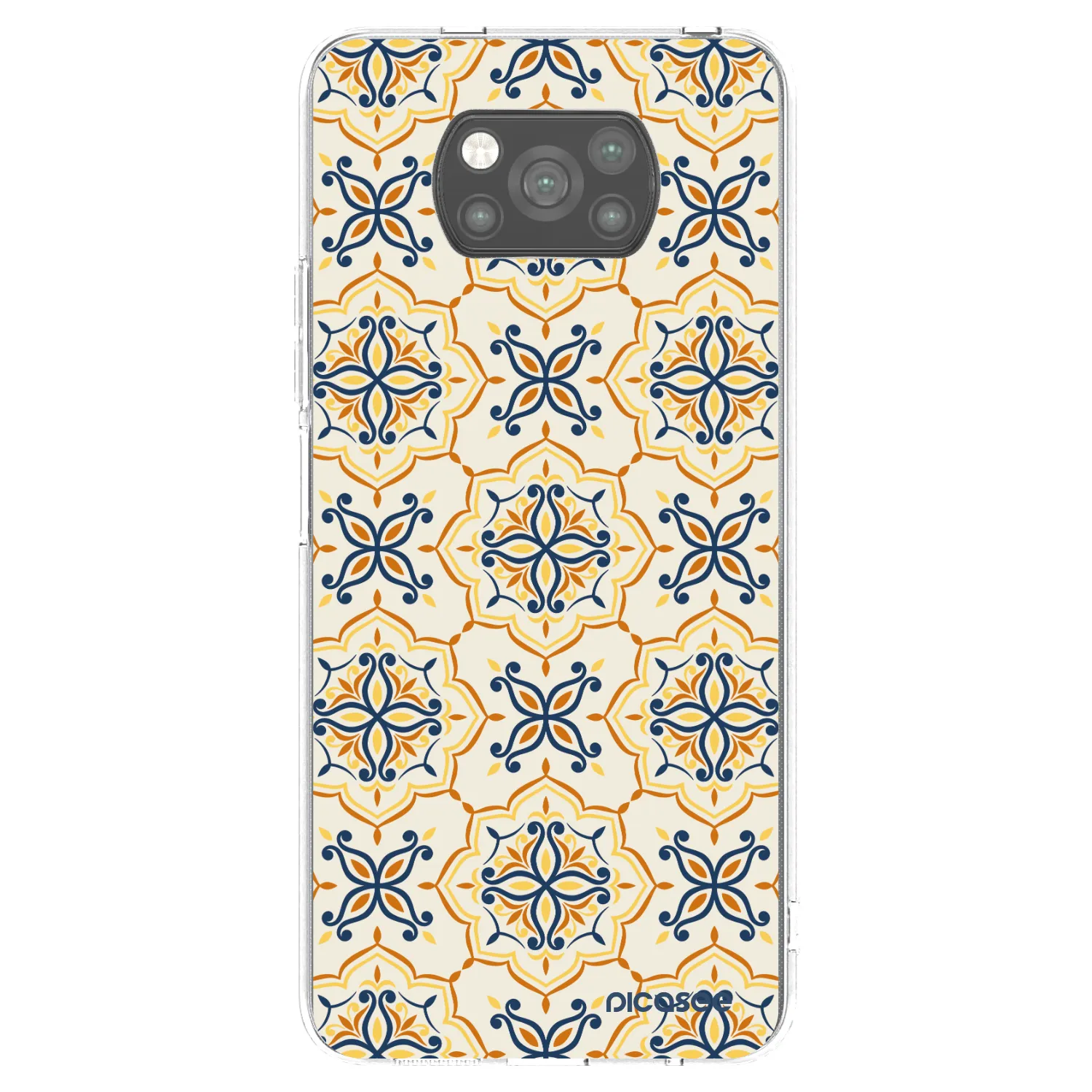 Picasee crna silikonska maskica za Xiaomi Poco X3 - Majolica
