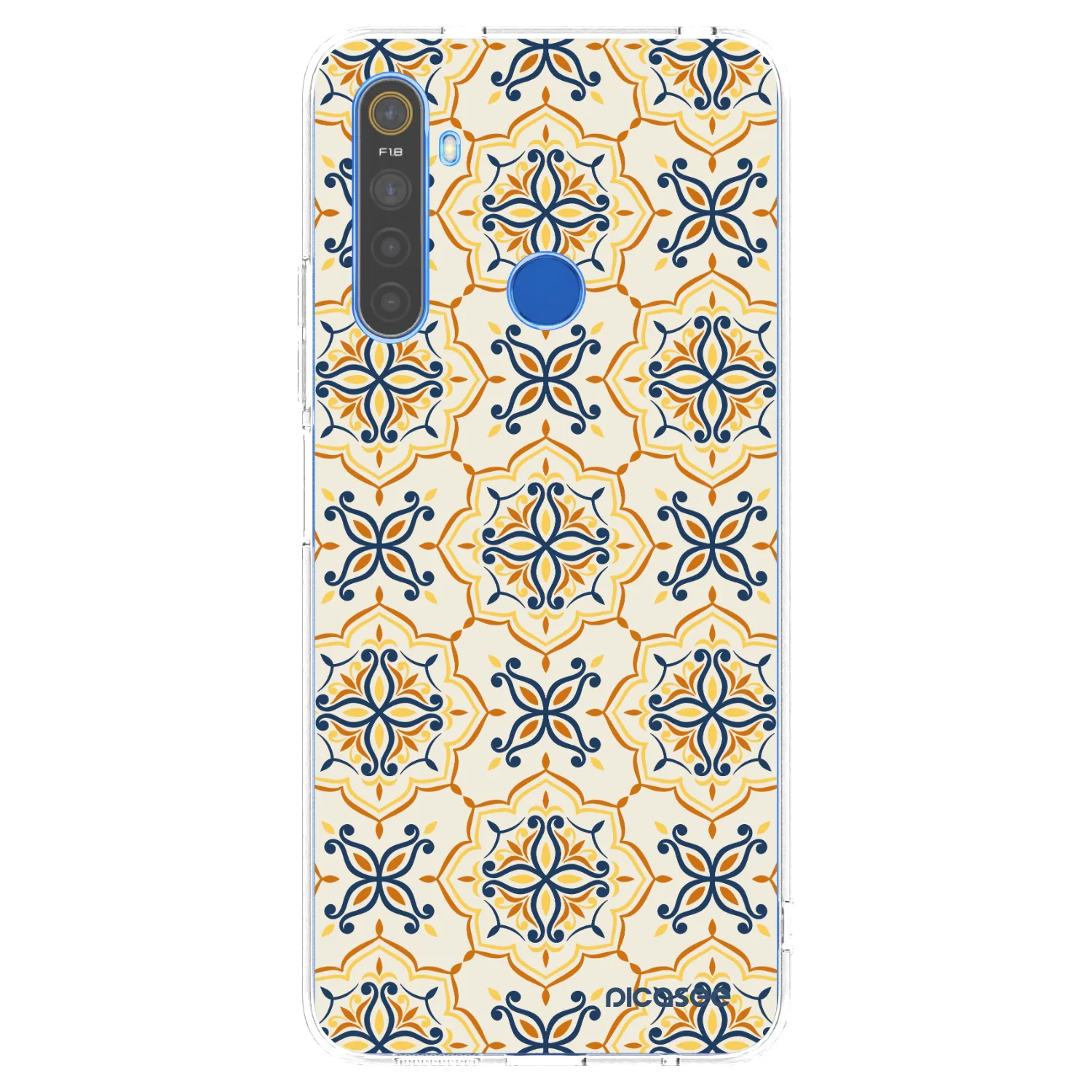 Picasee silikonska prozirna maskica za Realme 5 - Majolica
