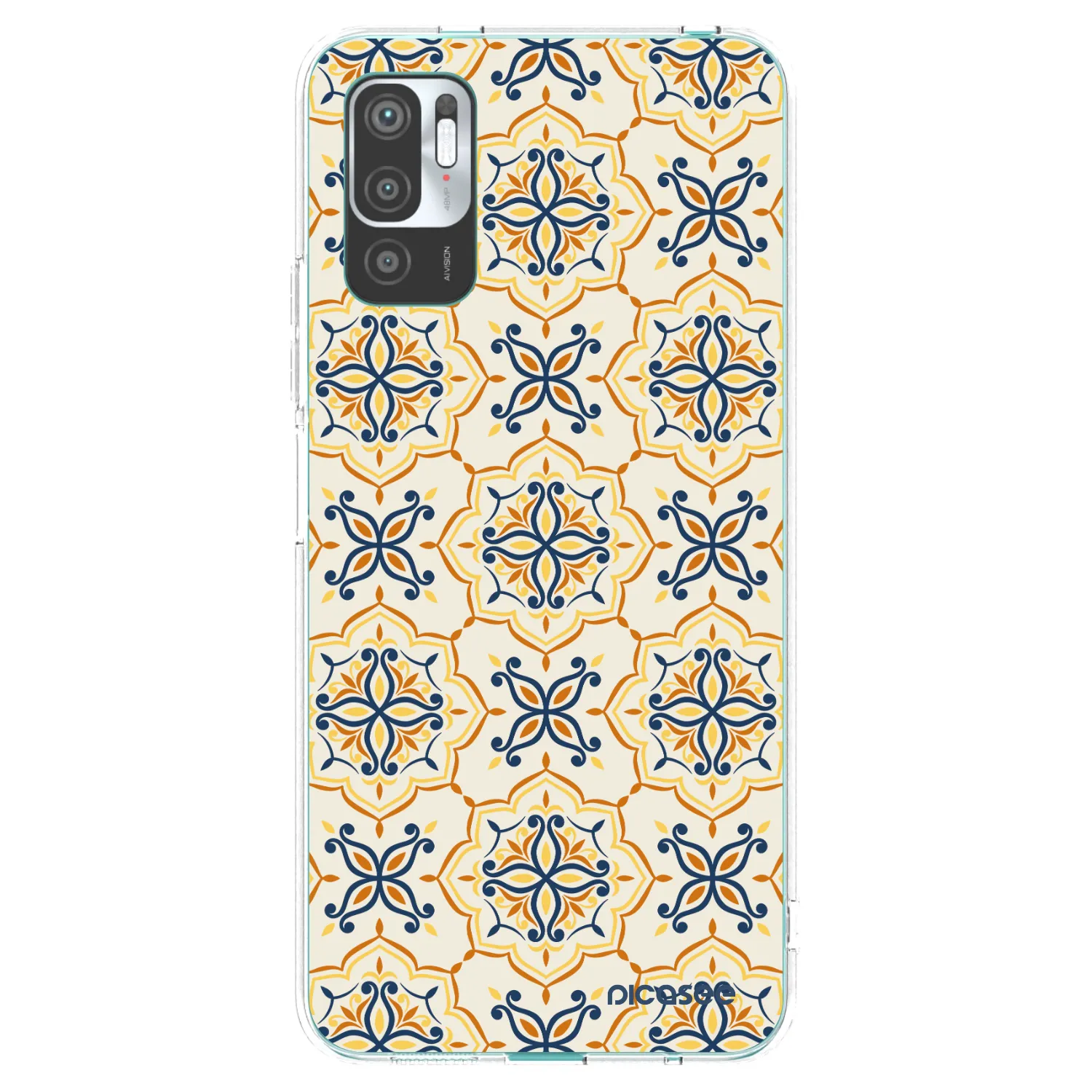 Picasee silikonska prozirna maskica za Xiaomi Redmi Note 10 5G - Majolica