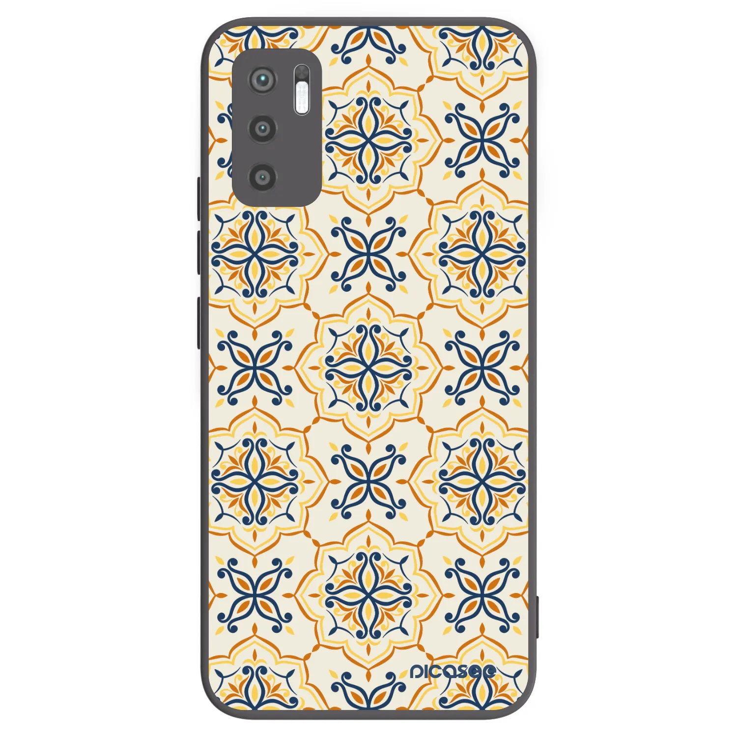 Picasee crna silikonska maskica za Xiaomi Redmi Note 10 5G - Majolica