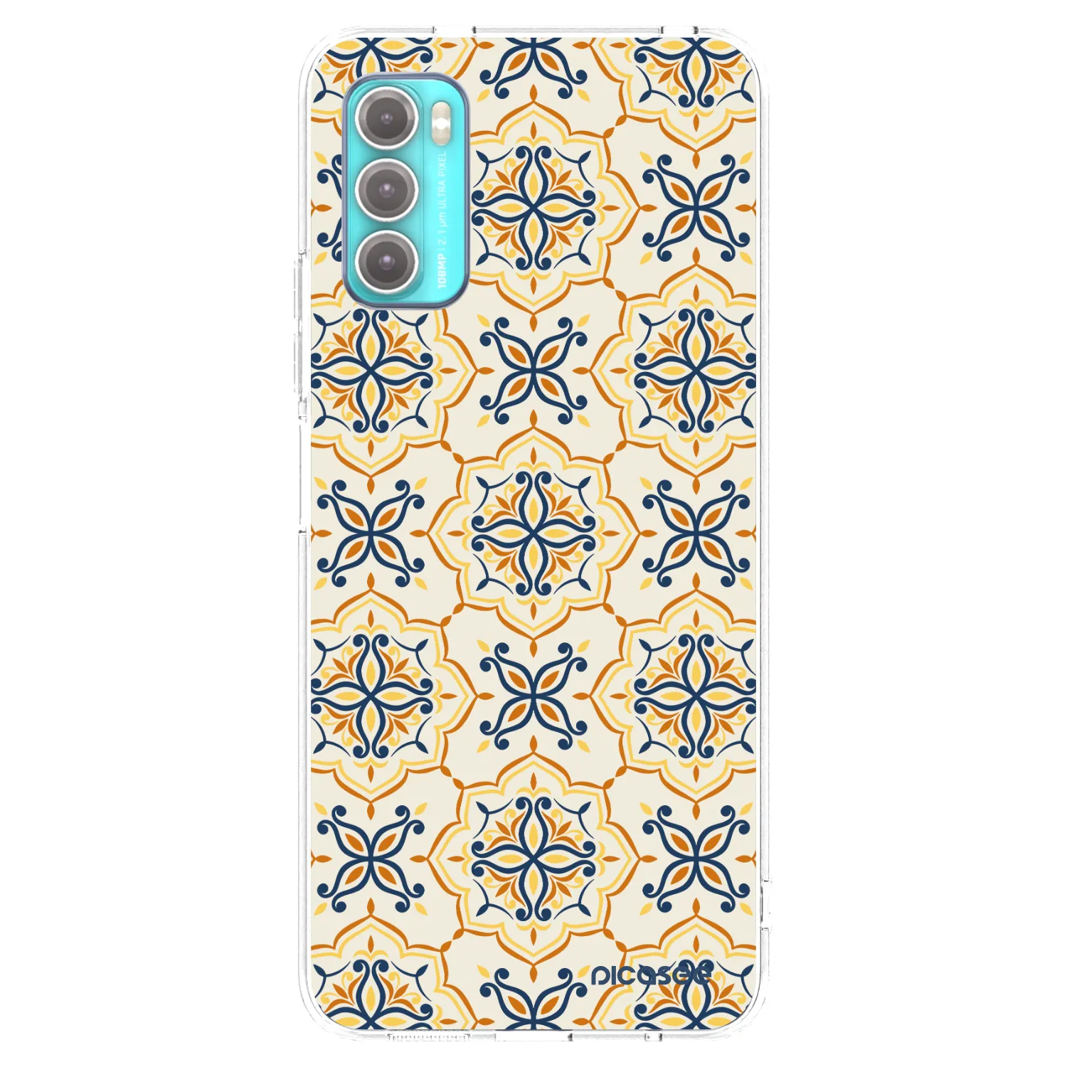 Picasee silikonska prozirna maskica za Motorola Moto G60 - Majolica