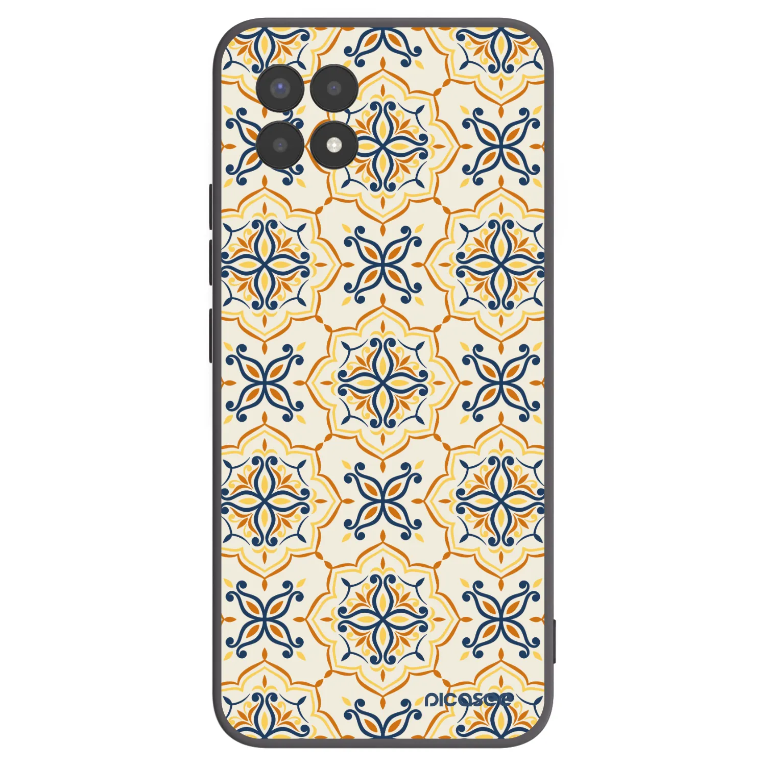 Picasee crna silikonska maskica za Realme 8i - Majolica