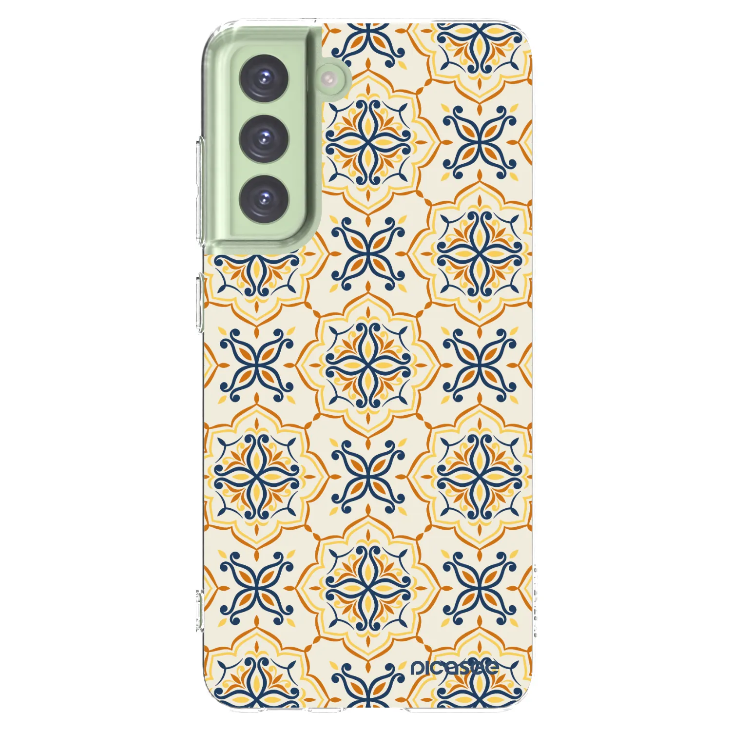 Picasee silikonska prozirna maskica za Samsung Galaxy S21 FE 5G - Majolica