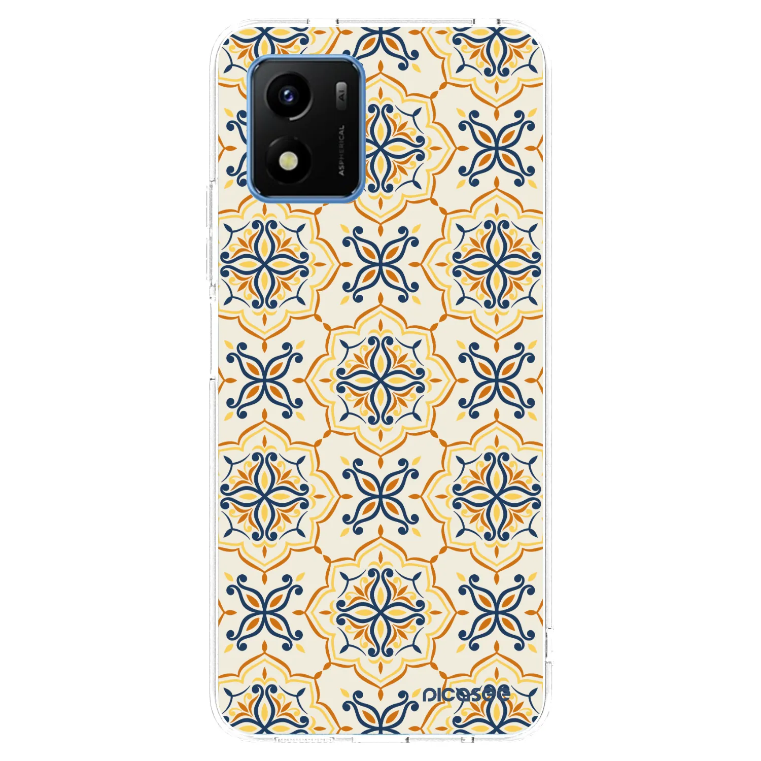 Picasee silikonska prozirna maskica za Vivo Y01 - Majolica