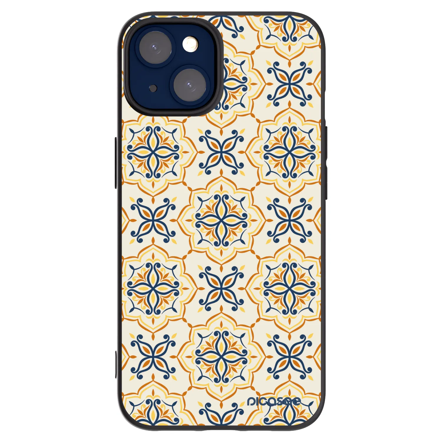 Picasee crna silikonska maskica za Apple iPhone 14 - Majolica
