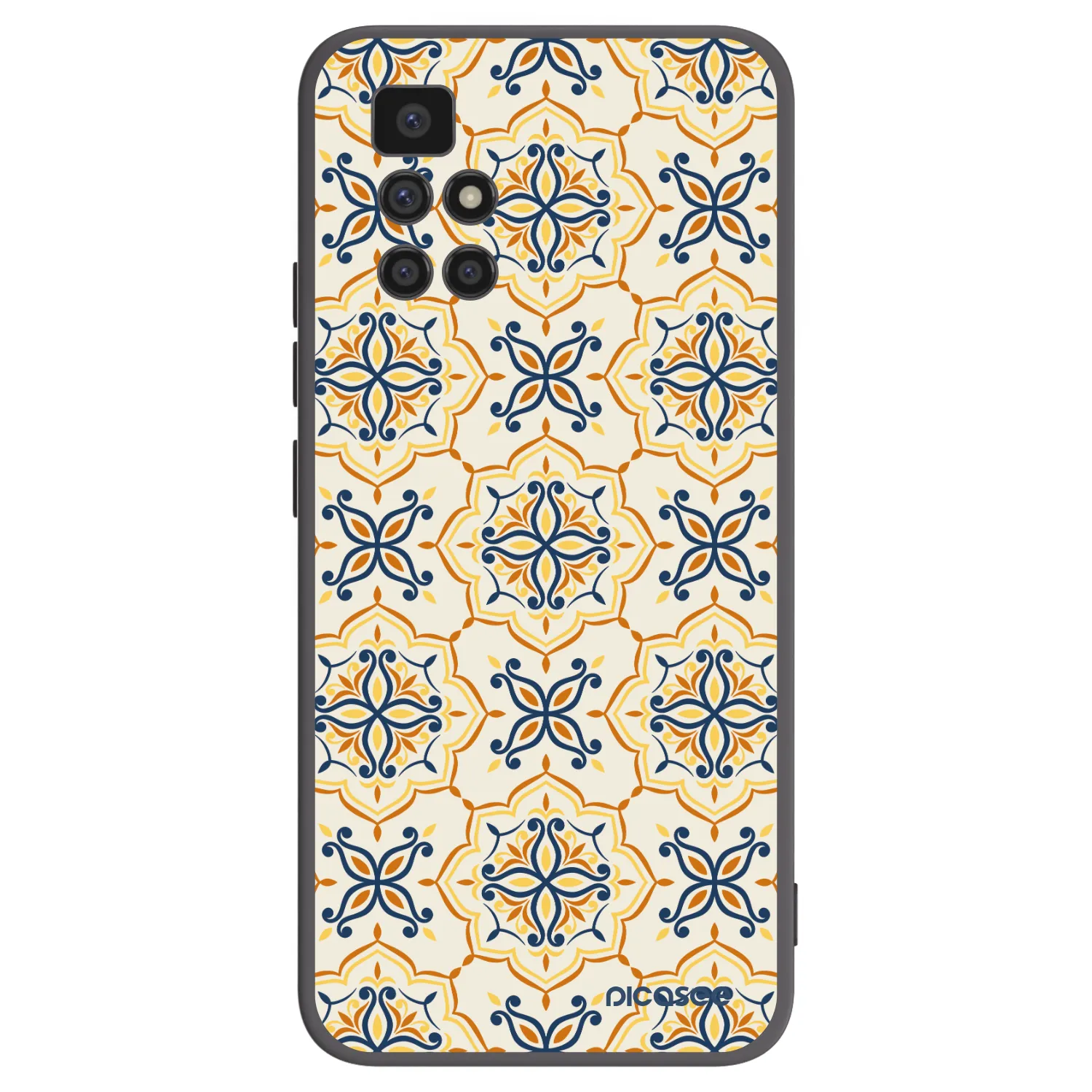 Picasee crna silikonska maskica za Xiaomi Redmi 10 (2022) - Majolica