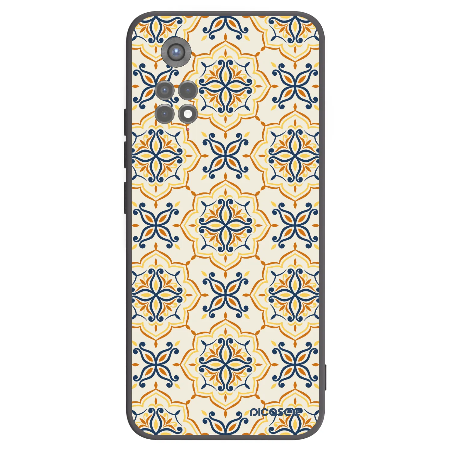 Picasee crna silikonska maskica za Xiaomi Redmi Note 11S 5G - Majolica