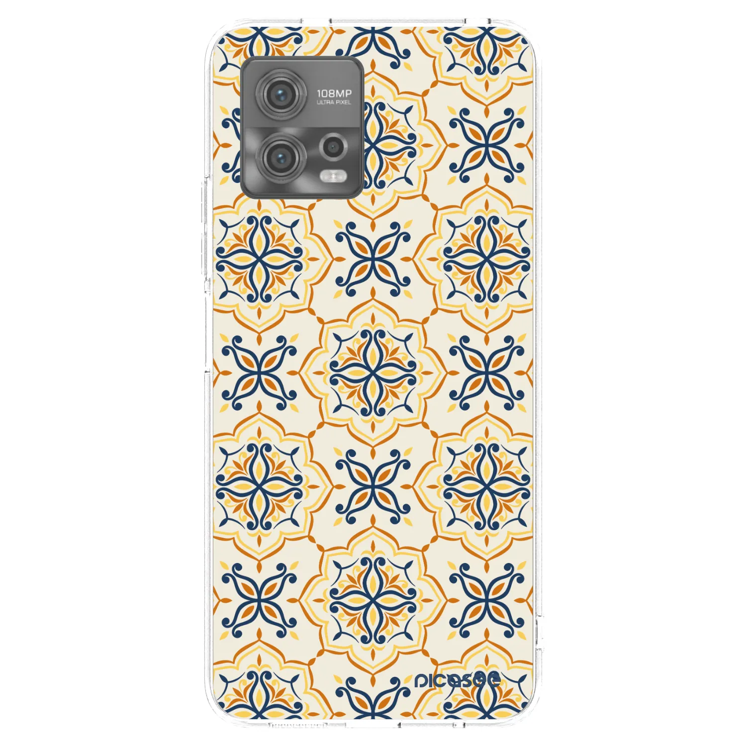 Picasee silikonska prozirna maskica za Motorola Moto G72 - Majolica